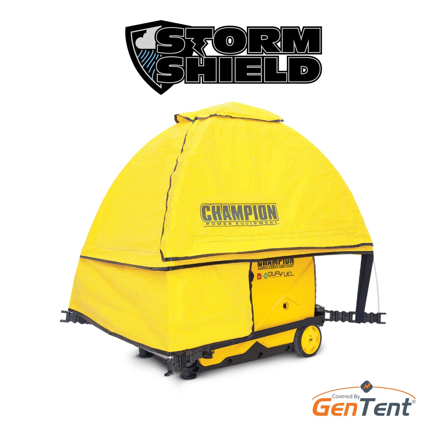 Champion Power Equipment 100376 Storm Shield Severe Weather Portable Generator Cover by GenTent for 4000 to 12,500-Starting Watt Generators