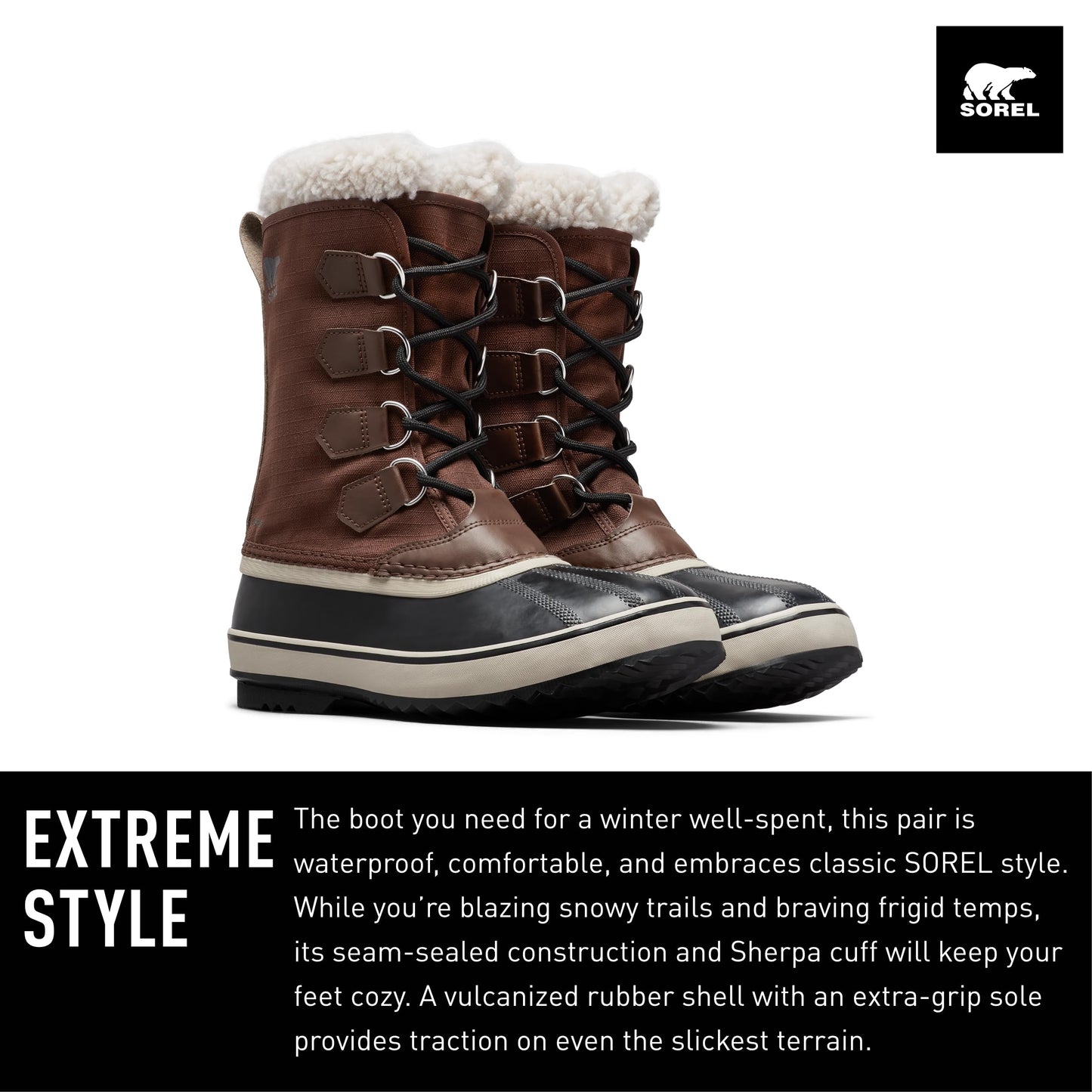 SOREL Men's 1964 Pac Nylon Waterproof Boot