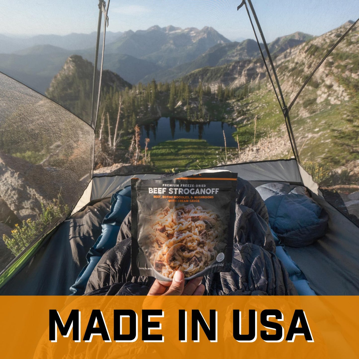 Peak Refuel Beef Stroganoff | Freeze Dried Backpacking and Camping Food | Amazing Taste | High Protein | Real Meat | Quick Prep Meals