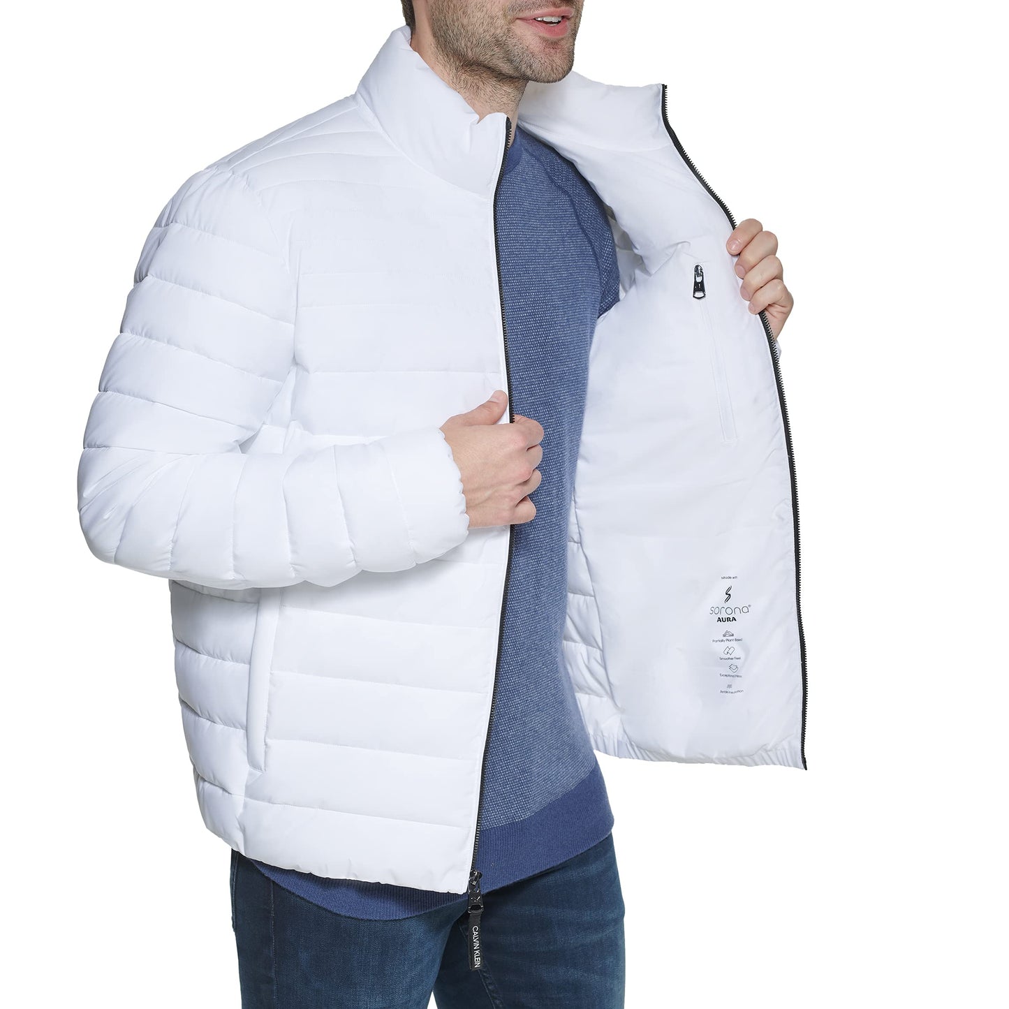 Calvin Klein Men's Full Zip Down Puffer Coat