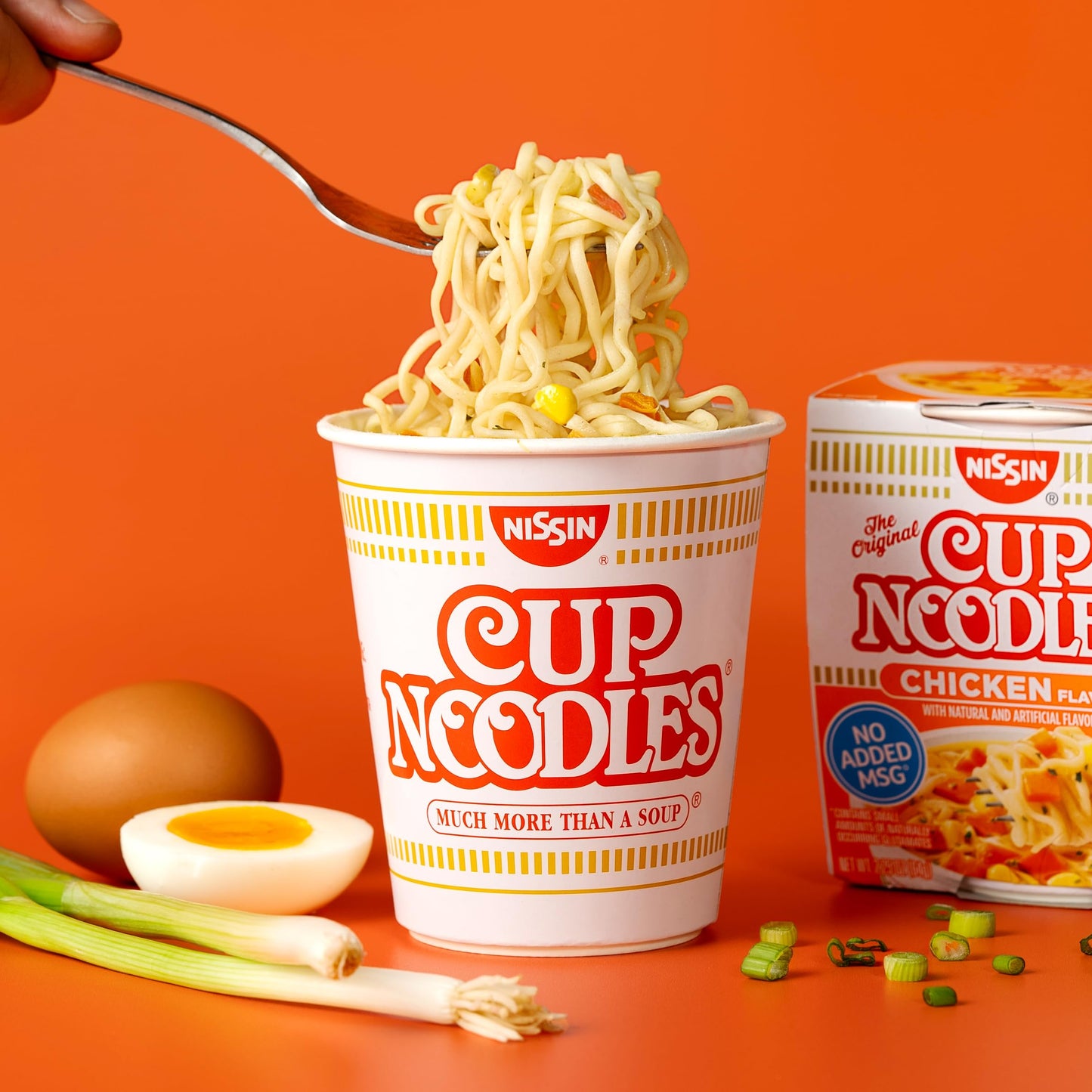 Nissin Cup Noodles Soup, Beef Flavor, Microwaveable Paper Cups, Instant Ramen, 2.25 Ounce (Pack of 12)