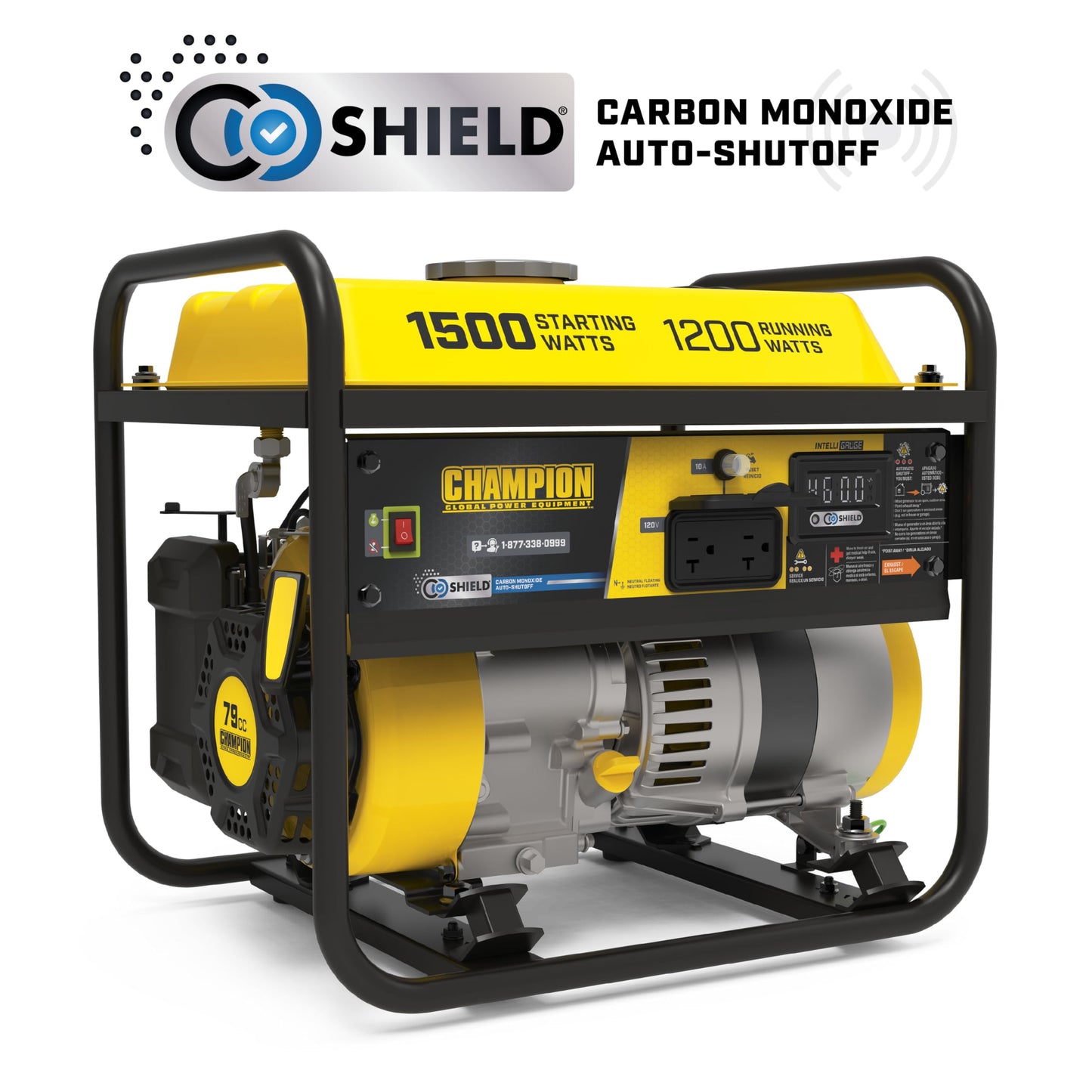 Champion Power Equipment 4375-Watt RV Ready Portable Generator with CO Shield