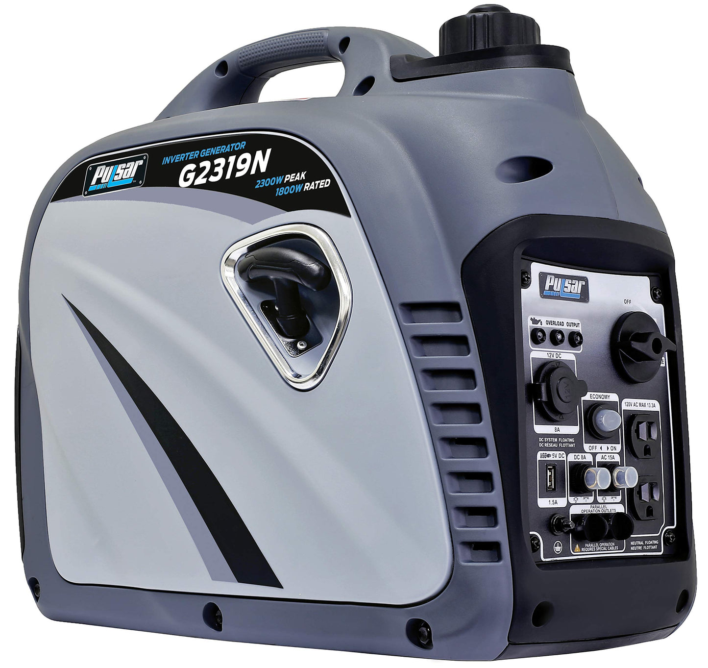 Pulsar Products GD400BN, 4000W Portable super-quiet Dual Fuel & Parallel Capability, RV-Ready, CARB Compliant