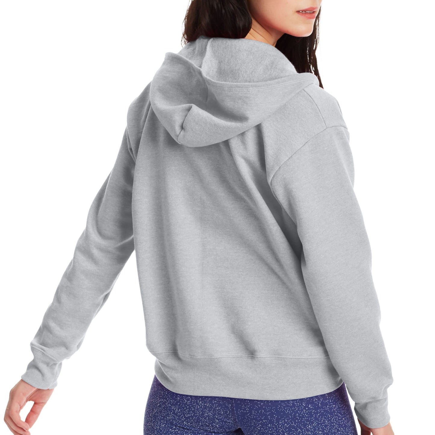 Hanes Women's Hoodie, Ecosmart Fleece Full-zip Hoodie, Zip-up Hooded Sweatshirt