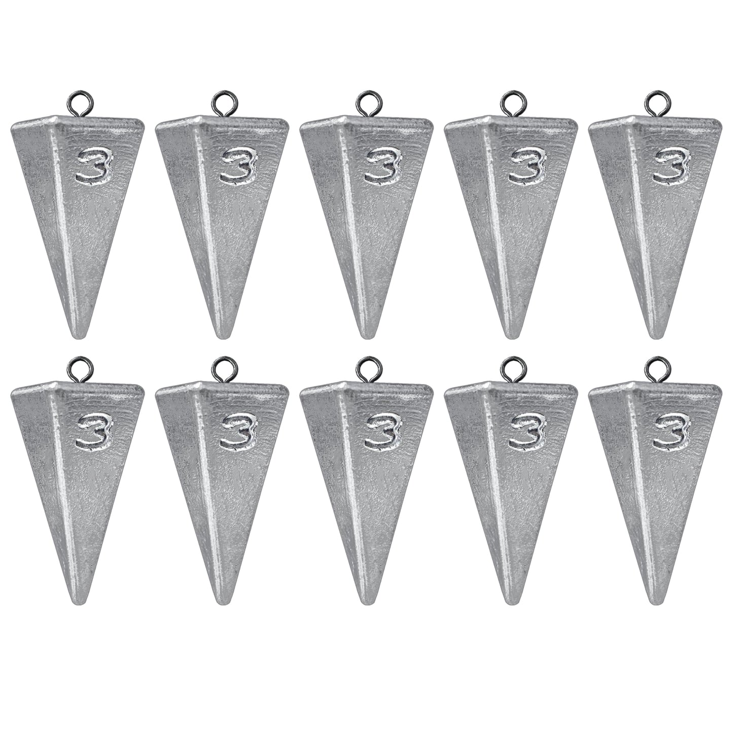 Fishing Weights Sinkers Pyramid Sinkers Surf Fishing Sinkers for Saltwater Fishing Gear Tackle 1oz 2oz 3oz 4oz 5oz 6oz 8oz 10oz 12oz 14oz 16oz