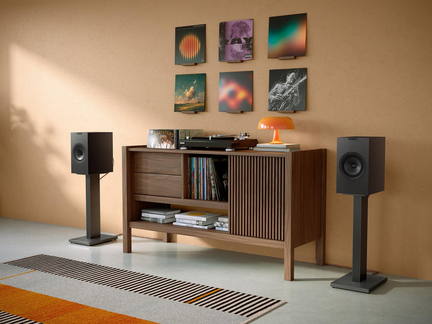 KEF Q1 Meta Bookshelf Speaker (White, Pair)