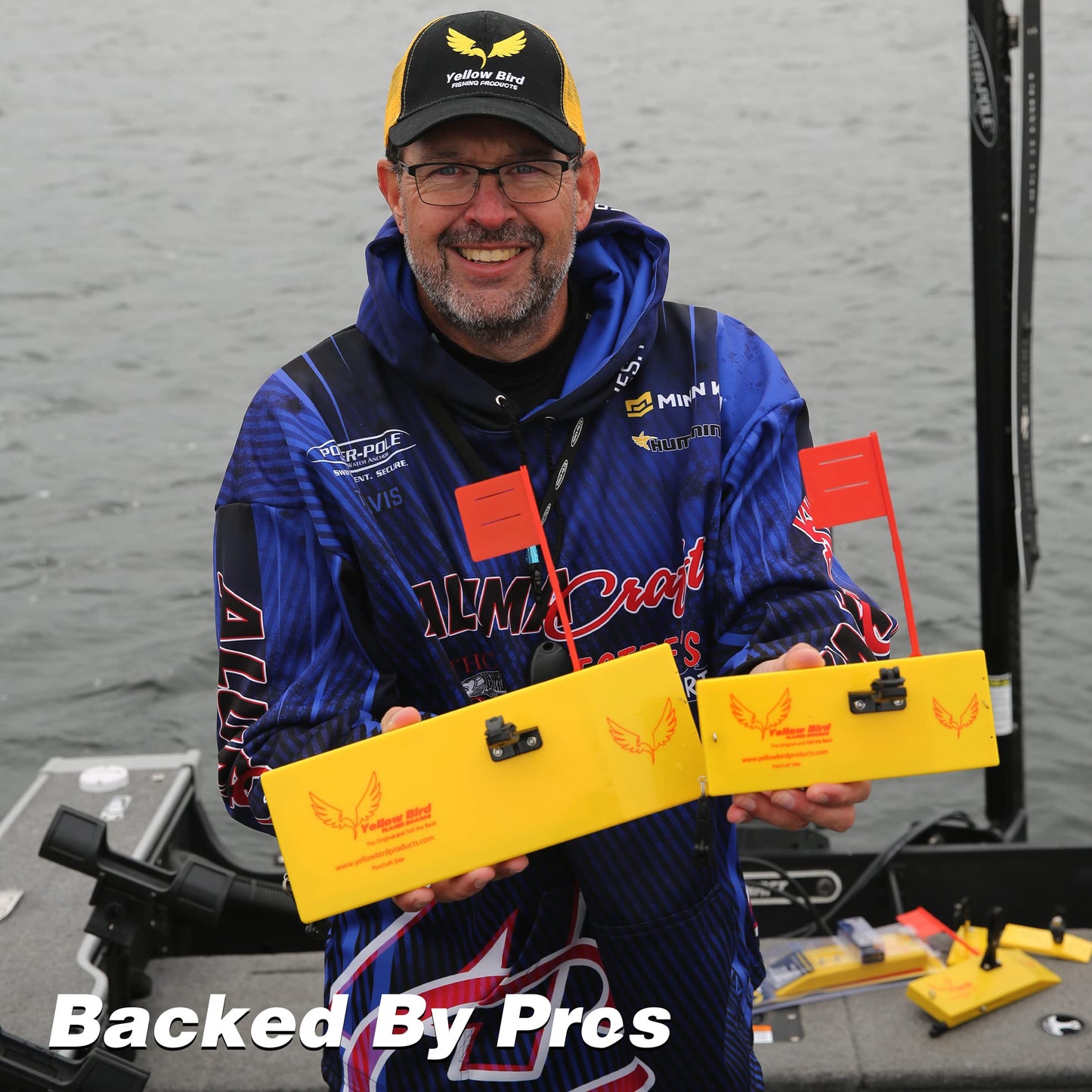Yellow Bird Planer Board for Fishing - Available in 4 Sizes