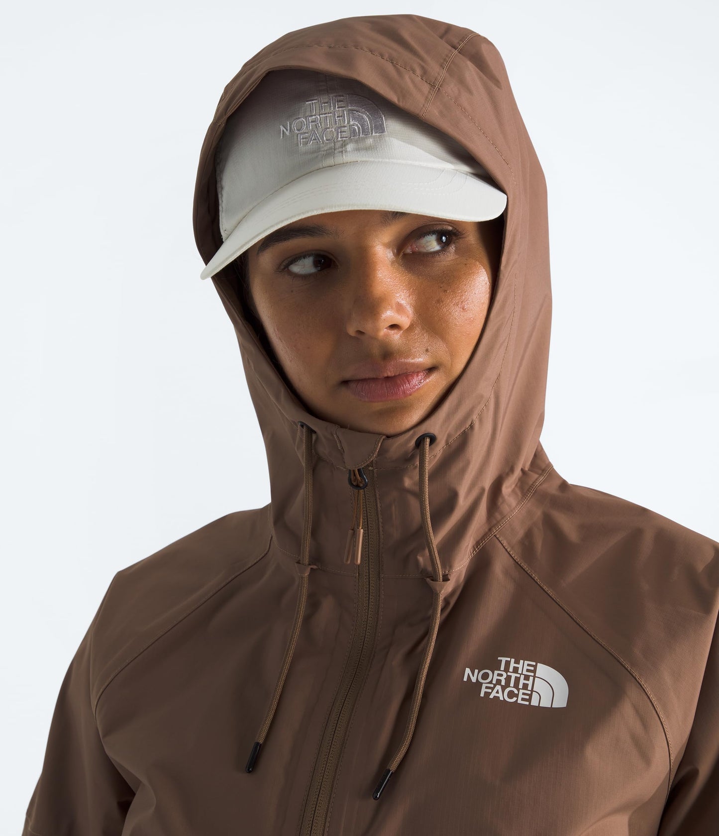 THE NORTH FACE Women's Antora Rain Hoodie (Standard & Plus Size) | Wind & Waterproof With Adjustable Hood & Drawcord Hem