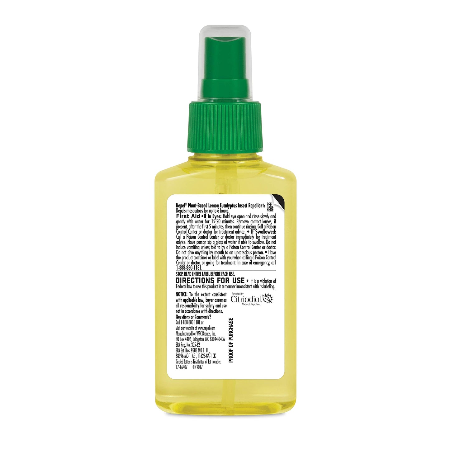 Repel 100 Insect Repellent, Pump Spray, 4-Fluid Ounces, 10-Hour Protection