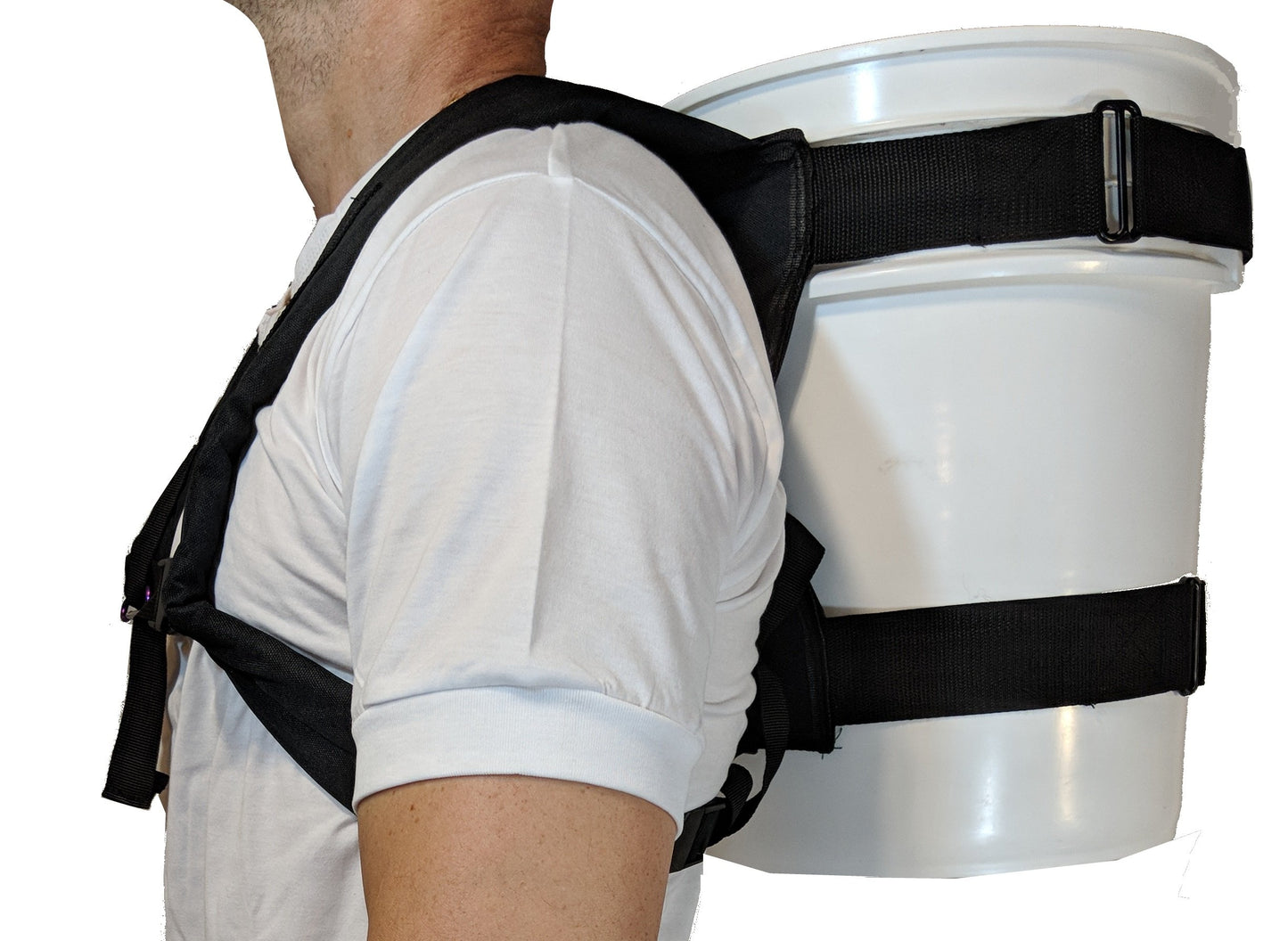 Backpack for 5 Gallon Buckets for Fishing, Picking Apples and Sports