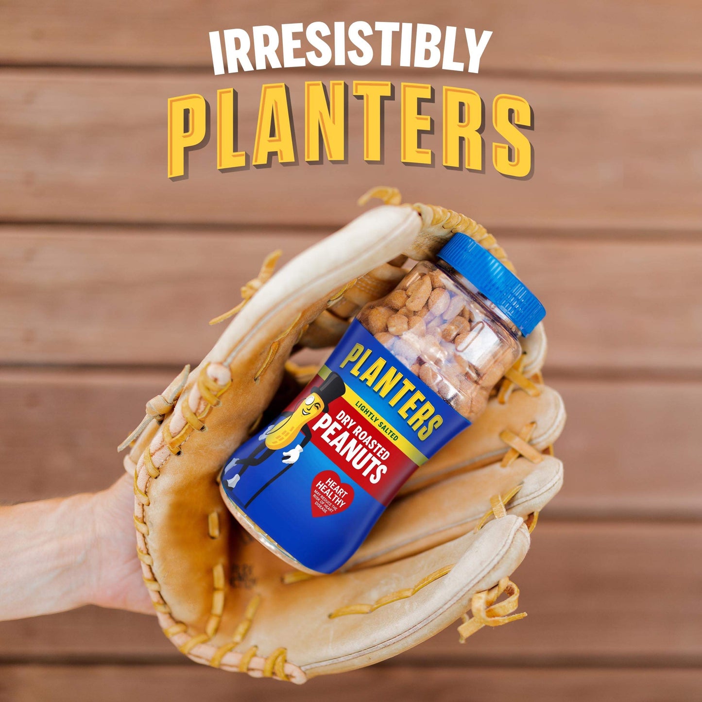 PLANTERS Peanuts, Dry Roasted Peanuts, Lightly Salted Snack Mix, Snacks for Adults - 16 oz. Jars, Pack of 12 PLANTERS Nuts