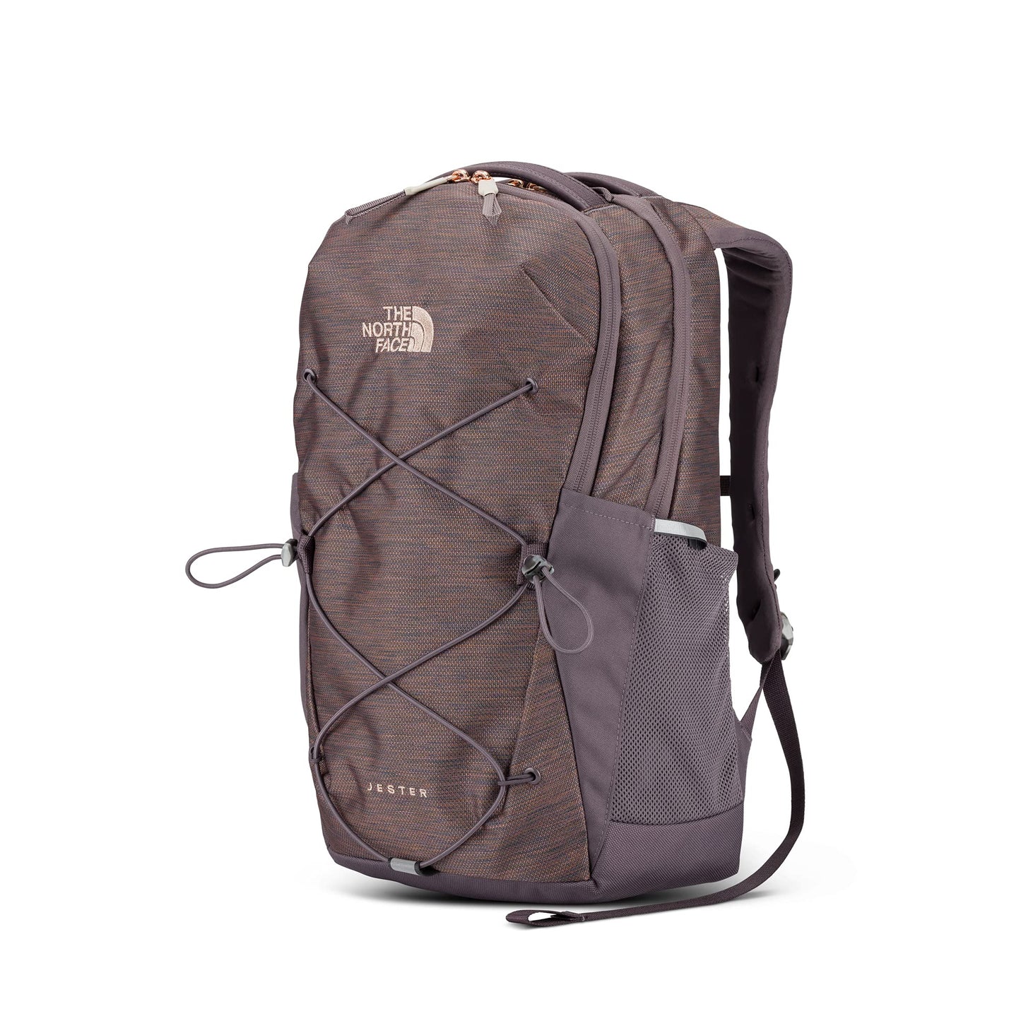 The North Face Women's Every Day Jester Laptop Backpack, TNF Black/Burnt Coral Metallic, One Size
