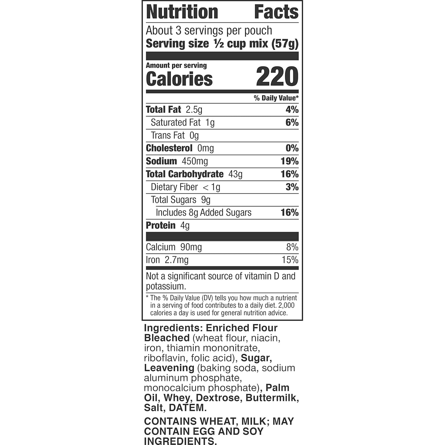 Betty Crocker Buttermilk Pancake and Waffle Mix, 6.75 oz. (Pack of 9)