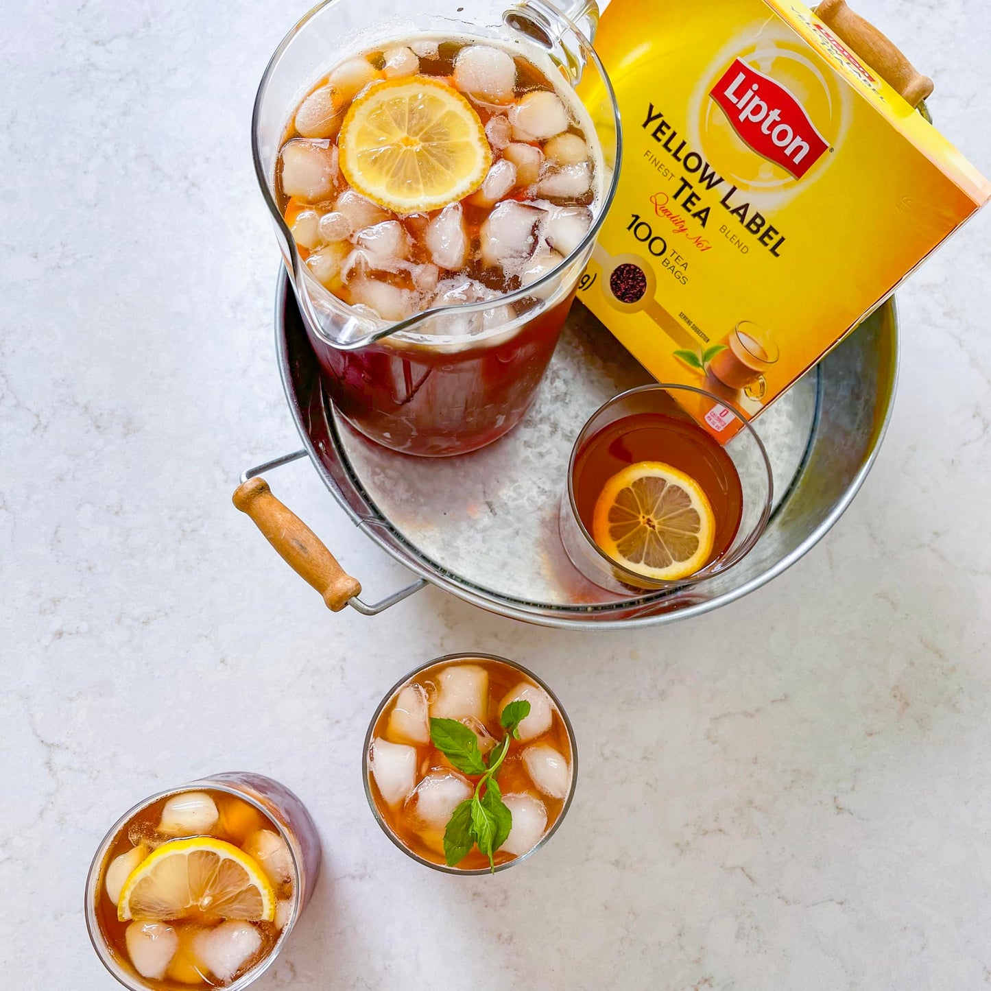 Lipton Yellow Label Tea | International Blend | Lipton Tea Bags |Black Tea| Premium Quality | 200 Grams (Pack of 1)