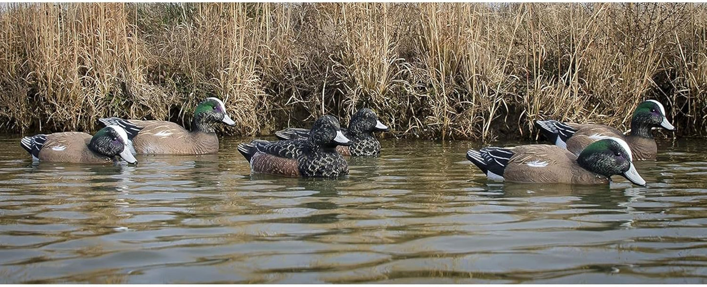 Higdon Outdoors Standard Widgeon Duck Decoys, Foam-Filled
