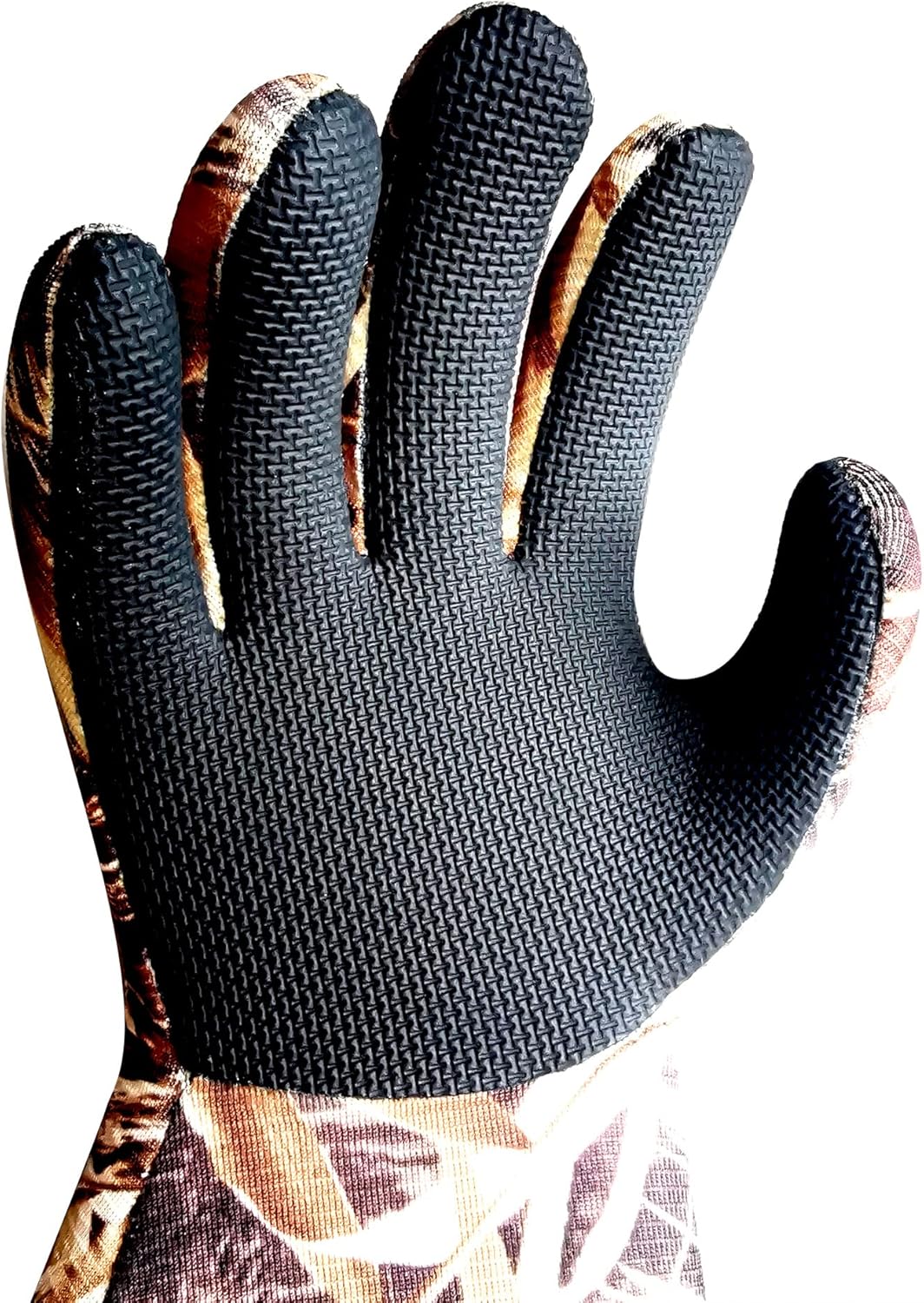 AUSCAMOTEK Waterproof Neoprene Duck Decoy Gloves - Insulated Blind Gauntlet Stay Warm and Dry in Waterfowl Hunting