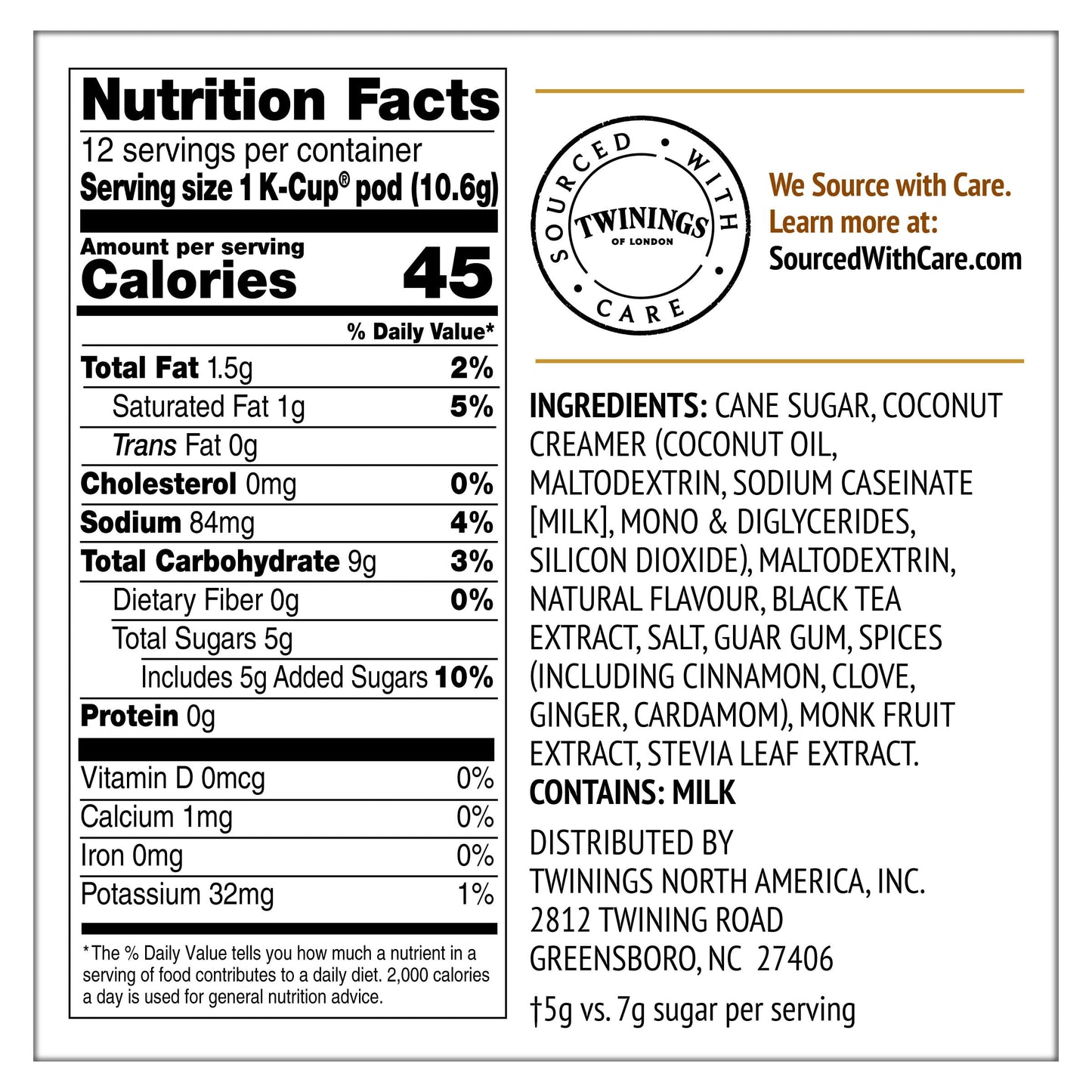 Twinings English Breakfast Black Tea K-Cup Pods for Keurig, 24 Count (Pack of 1), Smooth, Flavourful, Robust, Caffeinated, Enjoy Hot or Iced