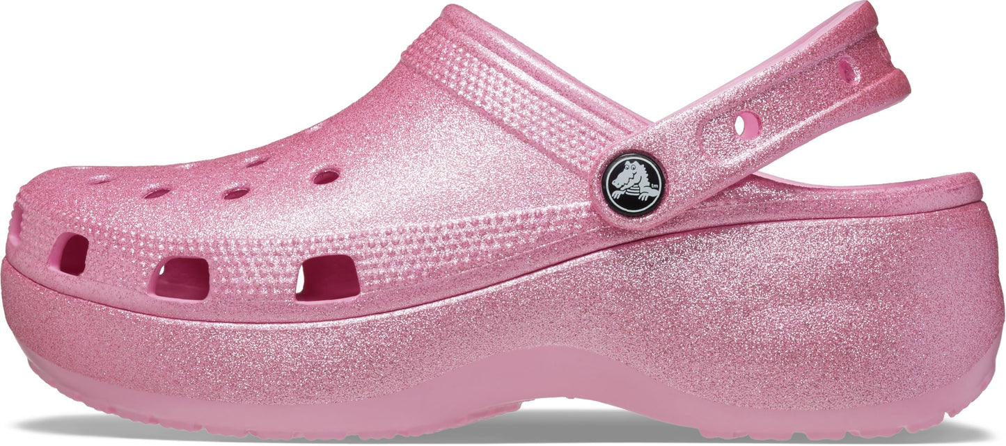 Crocs Women's Classic Platform Glitter Clog