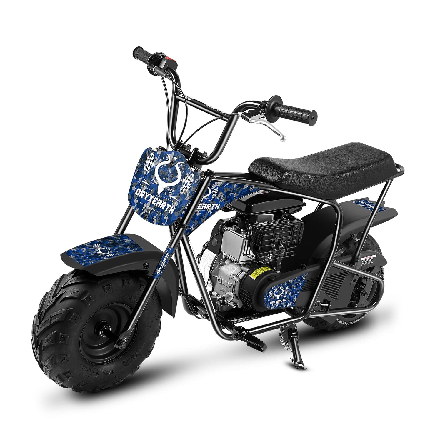 Oryxearth Mini Dirt Bike for Kids, 105CC 4-Stroke Kid Gas Powered Off-Road Pocket Pit Trail Motorcycle W/EPA Approved, Up to 24 Mph Weight Support 185 LBS