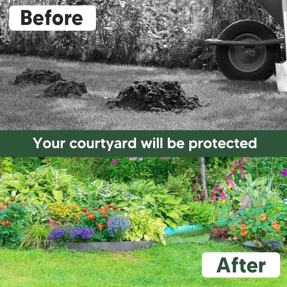 Mole Repellent Outdoor, Vole Repellent Outdoor, Get Rid of Ground Mole, Gopher Repellent, Mole Deterrent for Yard, Groundhog Repellent, Mole Control-8P