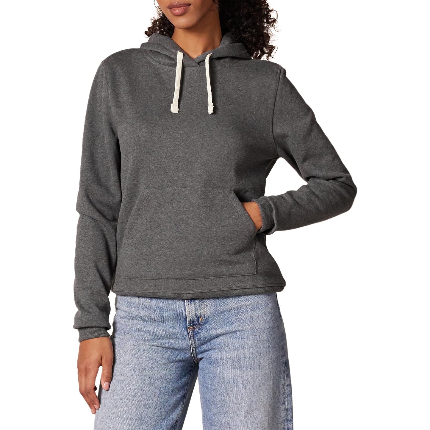 Amazon Essentials Women's Regular-Fit Fleece Pullover Hoodie (Available in Plus Size)