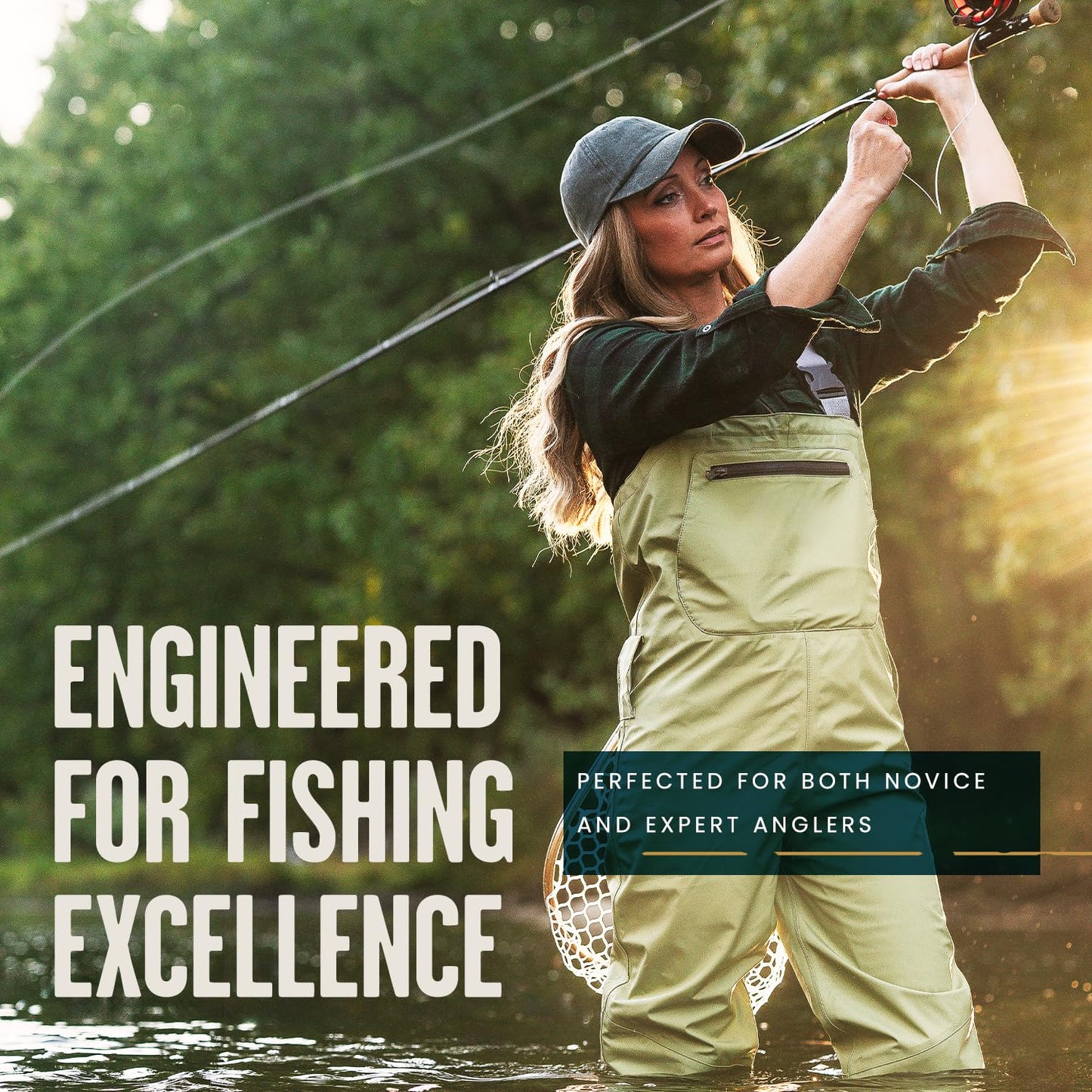 Moonshine Rod Co. Fly Fishing Rod with Carrying Case and Extra Rod Tip Section, Slow-Medium-Fast Action