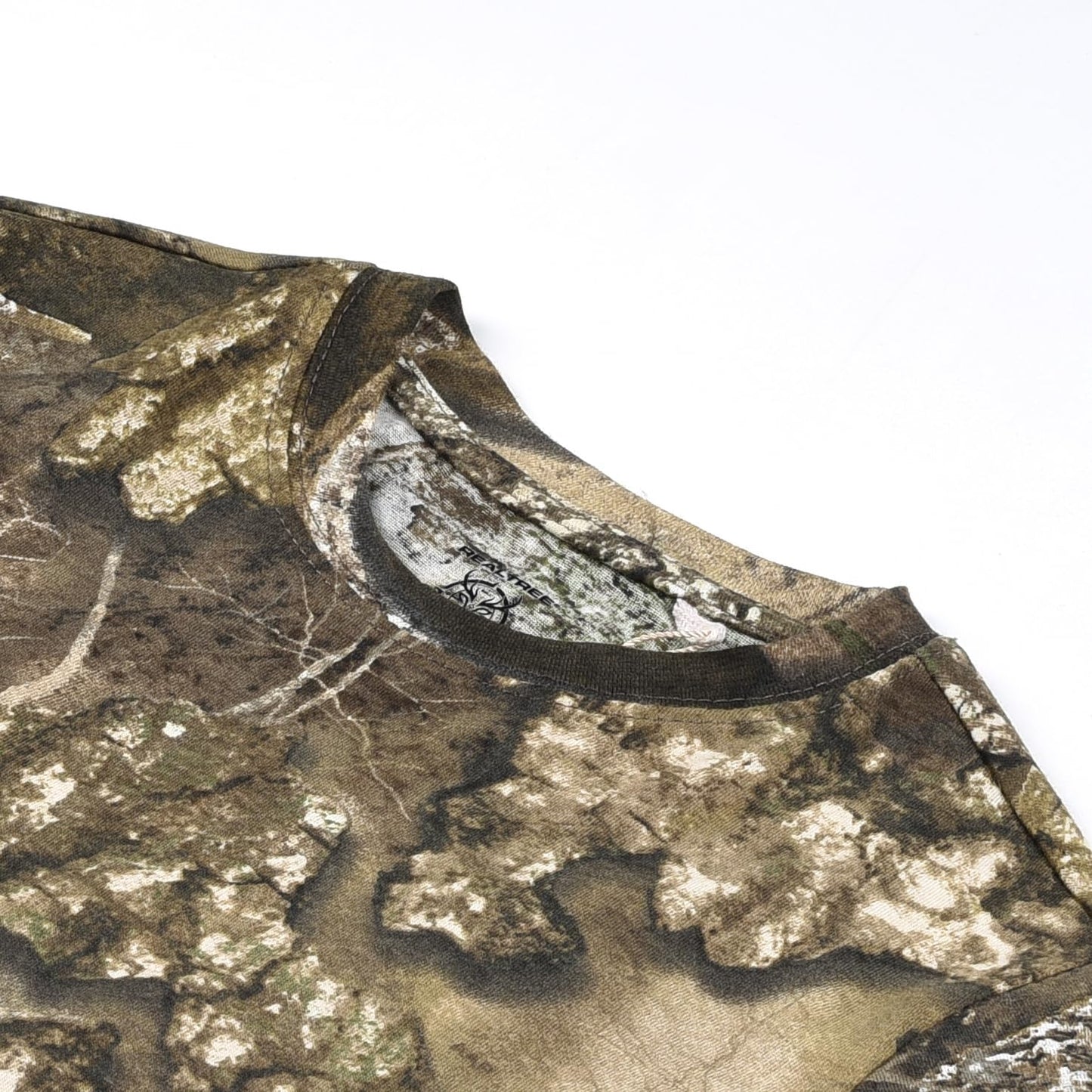 Youth Camouflage Short Sleeve Crewneck Shirt for Boys and Girls