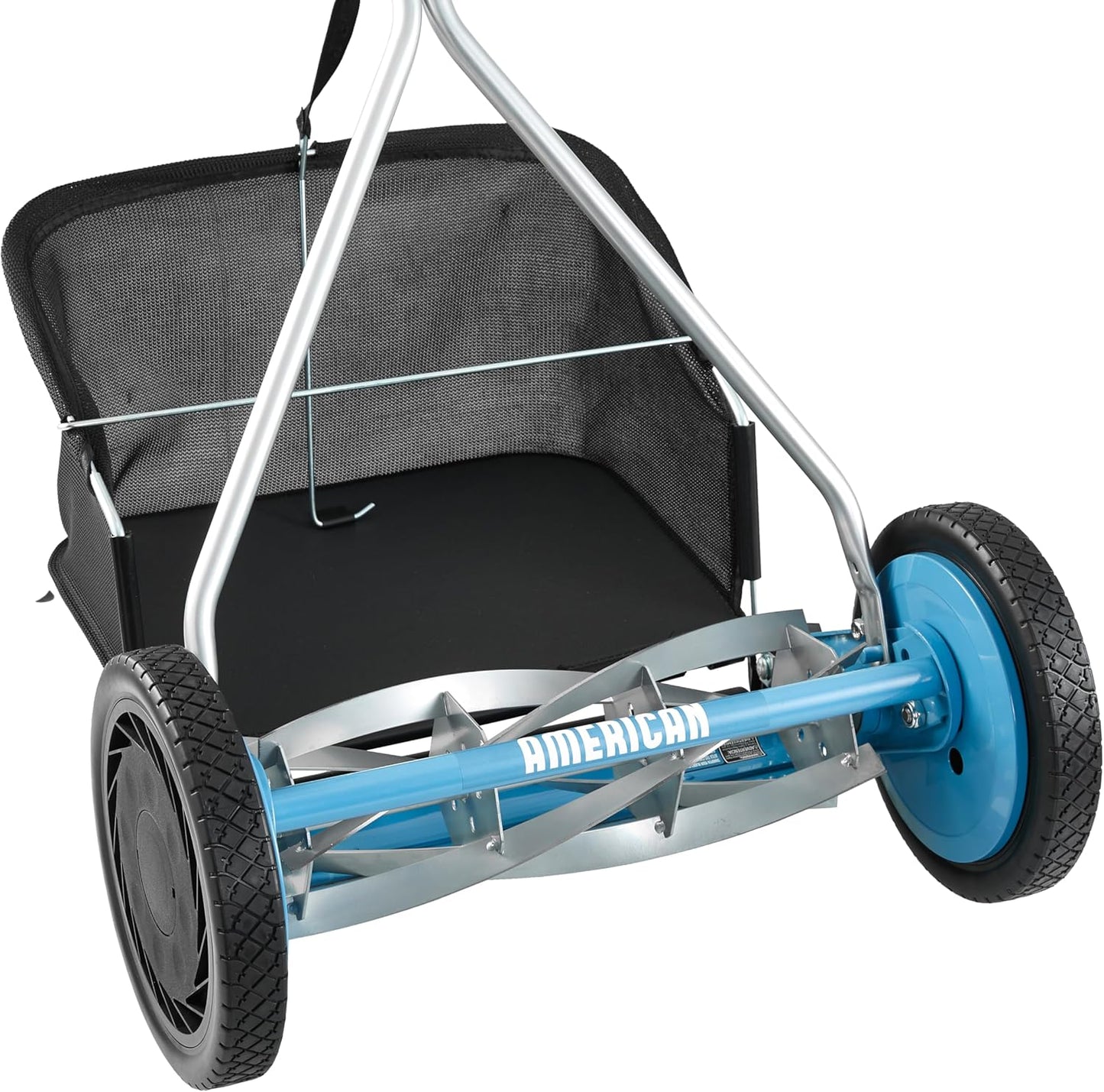 American Lawn Mower Company 1204-14 14-Inch 4-Blade Push Reel Lawn Mower, Red