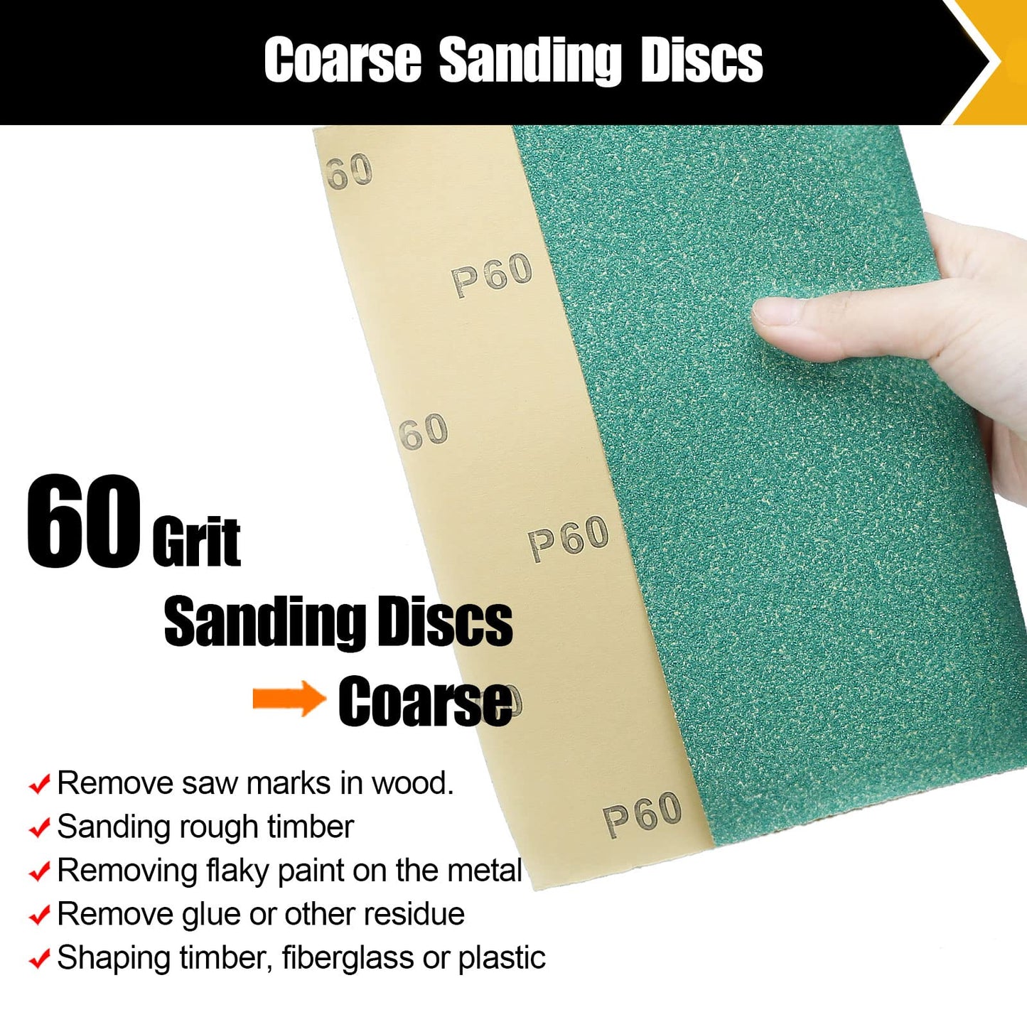 50 Pcs 1/4 Sheet Sandpaper, Premium Sand Paper 80/120/150/220/320/400 Grit Sandpaper Sheet Sand Paper Assortment for Wood Metal Automotive Palm Sanders 5.5" x 4.5"