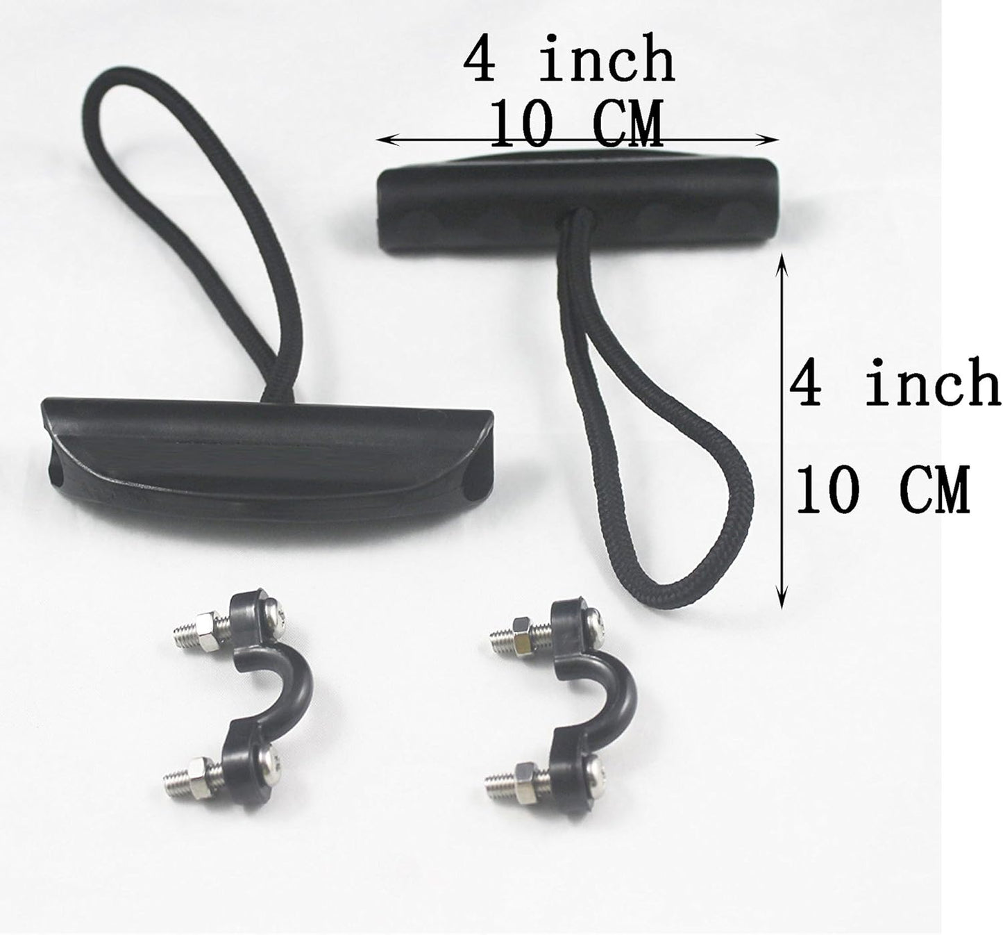 YYST Lot 2 Kayak Carry Handle Pull Handle T-Handle with Cord and Pad Eyes