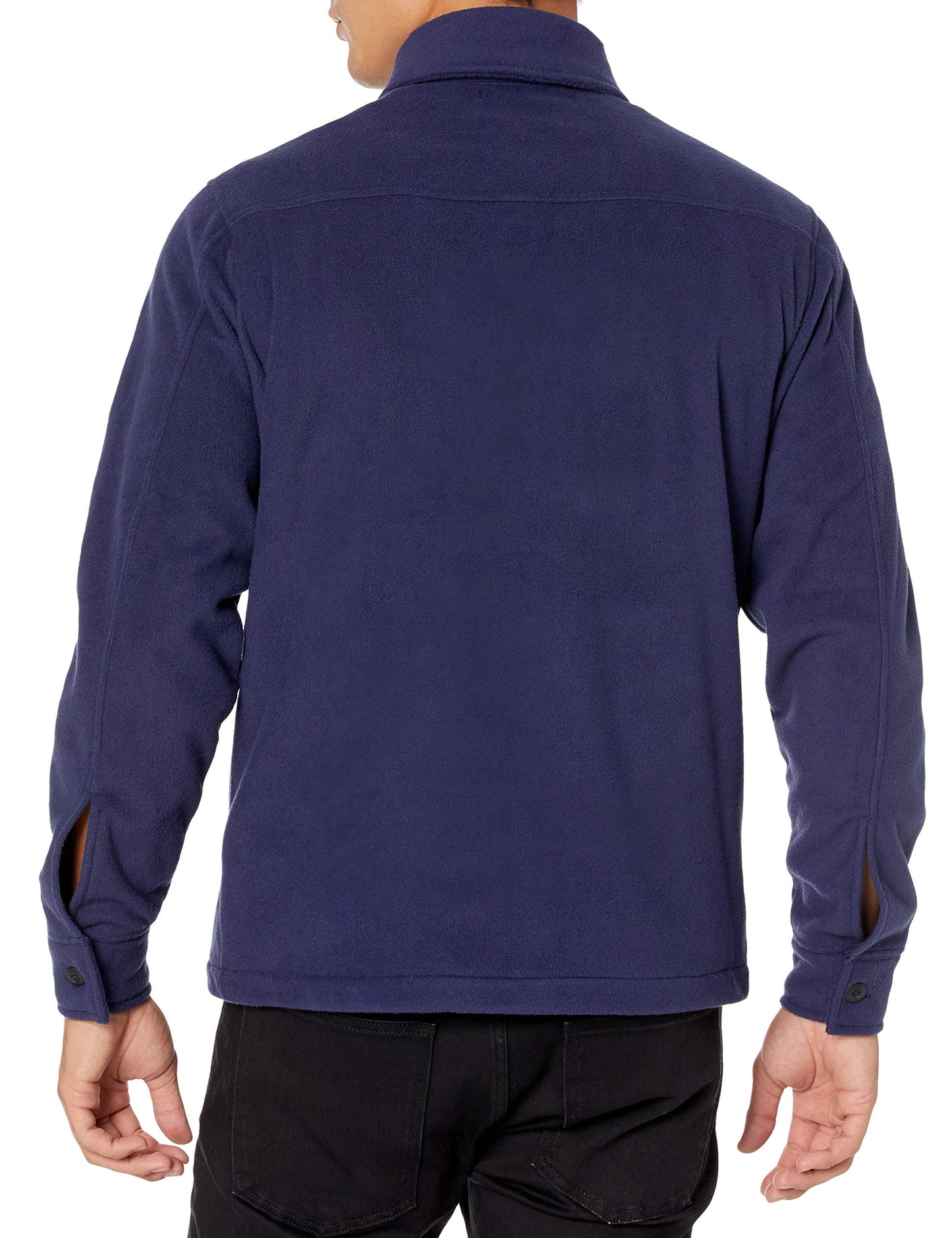 Amazon Essentials Men's Long-Sleeve Polar Fleece Shirt Jacket