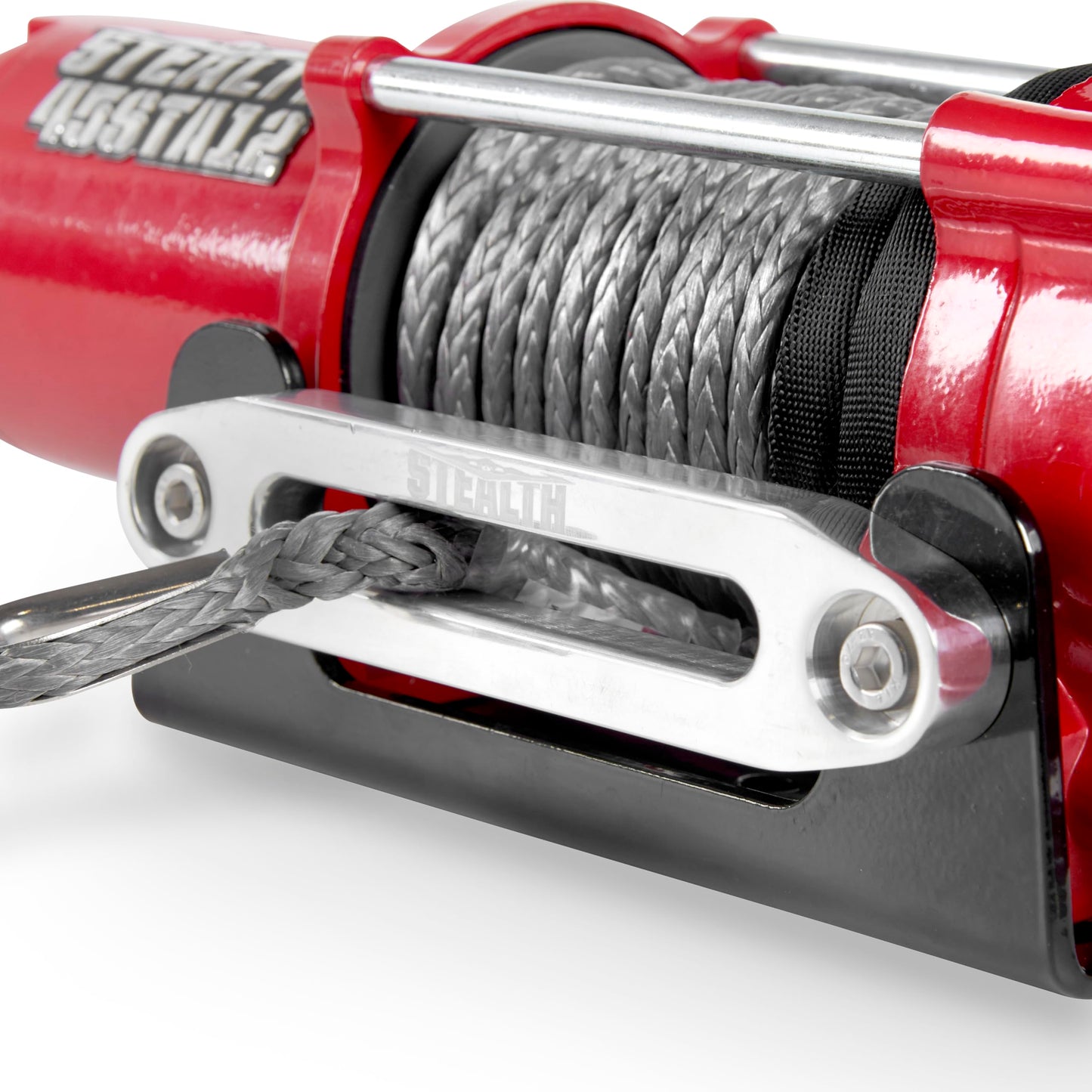 Stealth Winches 13500lb Truck Winch 12V Electric Winch with 2 Wireless remotes and Steel Rope, Perfect for SUV Towing Trailer Winch, Hook, Weatherproof, with Roller Fairlead, Heavy Duty