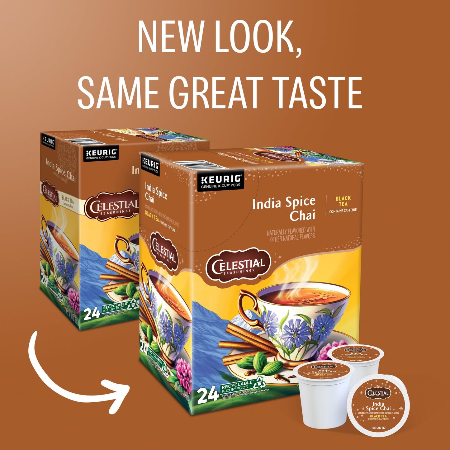 Celestial Seasonings English Breakfast Black Tea, Single-Serve Keurig K-Cup Pods, 96 Count