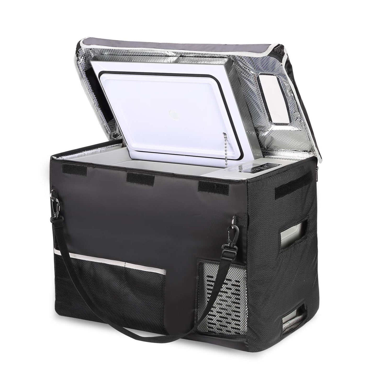 BougeRV 12 Volt Refrigerator 12V Car Fridge 23 Quart Portable Freezer Compressor Cooler 12/24V DC 110~240 Volt AC for Truck Van RV Camper SUV Travel Camping Road Trips Tailgating -7℉~50℉