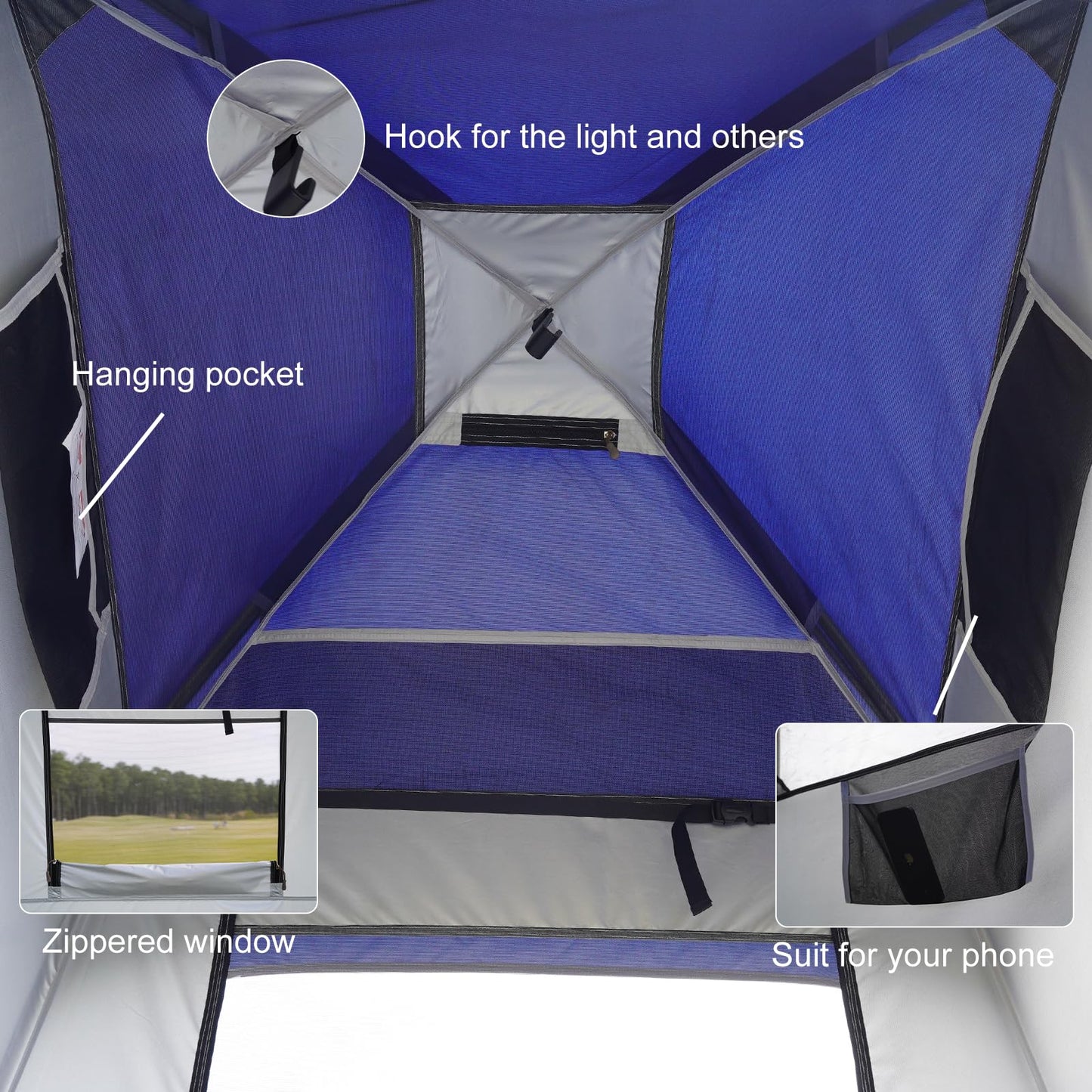 Outdoor Shower Tent Changing Room Privacy Portable Camping Shelters