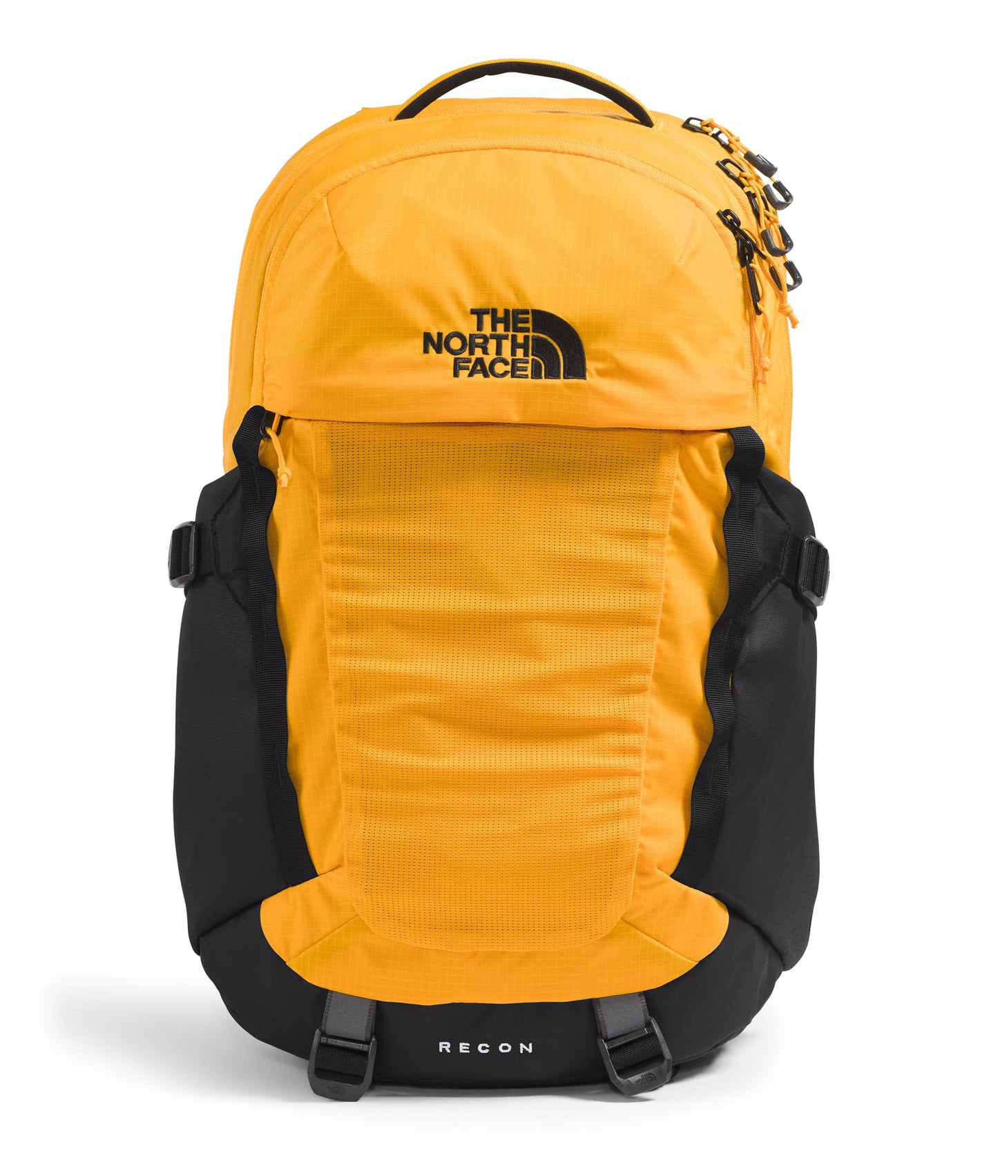 THE NORTH FACE Recon Everyday Laptop Backpack | Daypack with Water Repellent Finish, 16" Laptop Sleeve, 2 Water Bottle Pockets, TNF Black/TNF Black-NPF, One Size