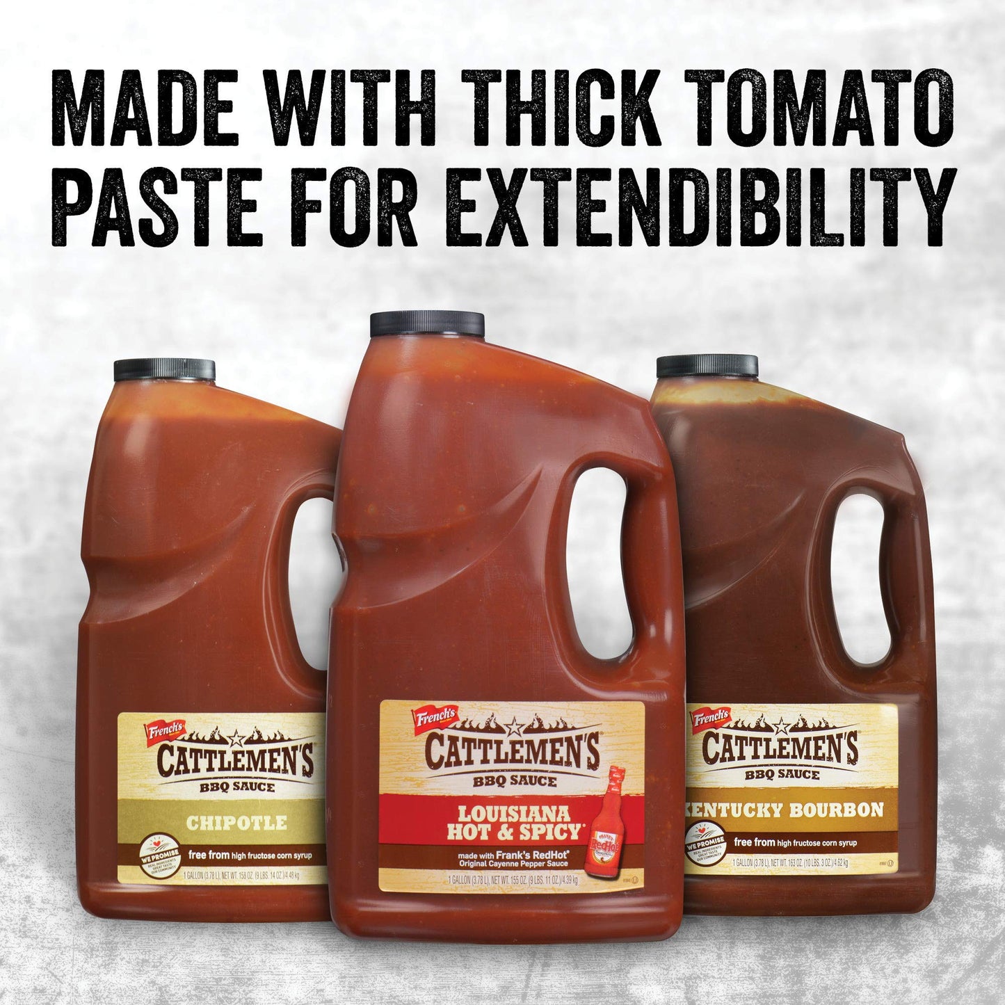 Cattlemen's Mississippi Honey BBQ Sauce, 1 gal - One Gallon Bulk Container of Mississippi Honey Barbecue Sauce Blend of Honey, Vinegar, Hickory and More for Dipping and Barbecue Recipes