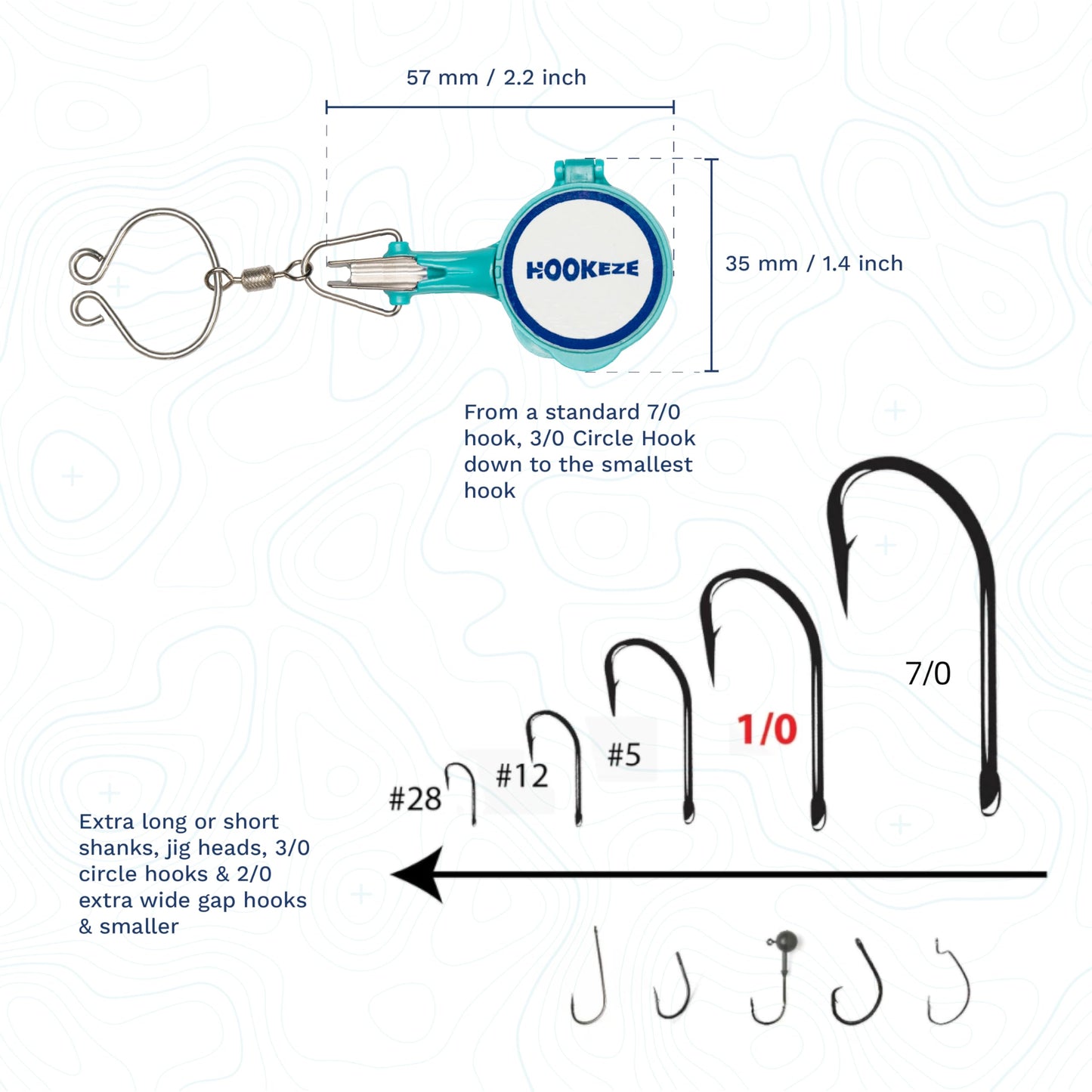 HOOK-EZE Fishing Knot Tying Tool | Protect from Fish Hooks | Tie Fishing Knots Easily | Cool Gadgets for Fishermen | Ice Fly Fishing | Fishing Accessories for Beginner Anglers | Nail Knot Tool