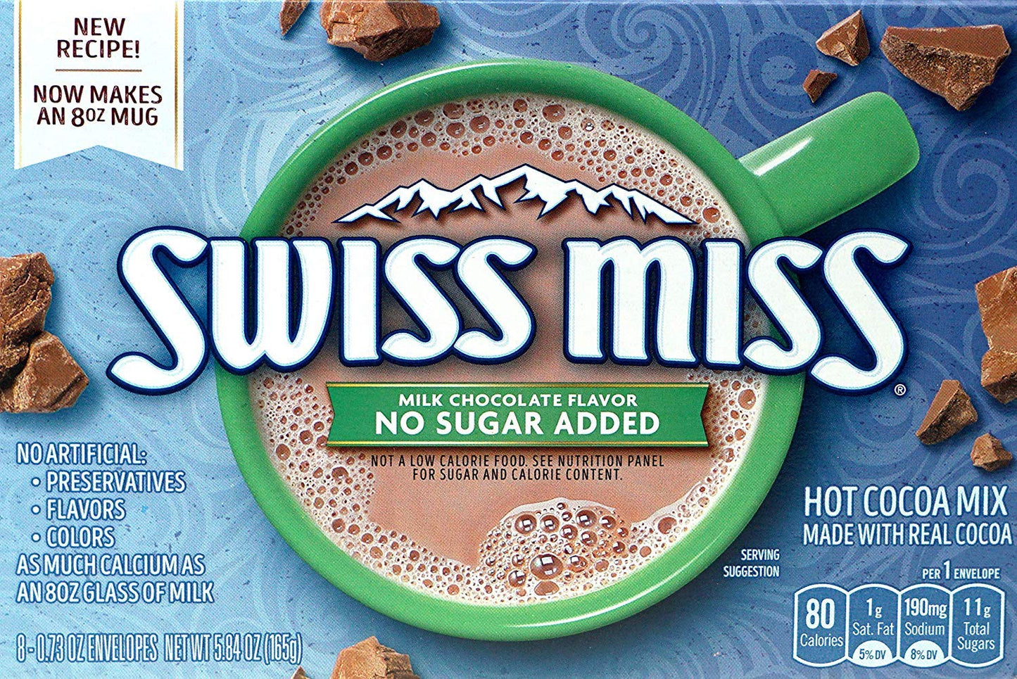 SWISS MISS Milk Chocolate Flavored Hot Cocoa Mix, 38.27 OZ Square Canister