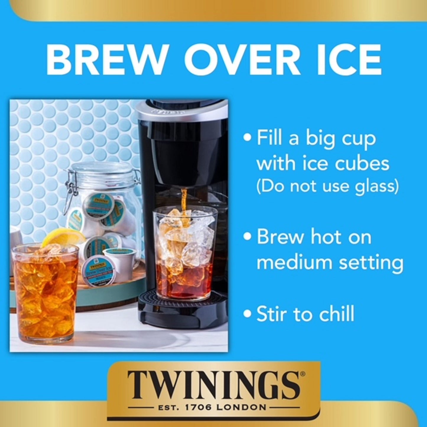 Twinings English Breakfast Black Tea K-Cup Pods for Keurig, 24 Count (Pack of 1), Smooth, Flavourful, Robust, Caffeinated, Enjoy Hot or Iced