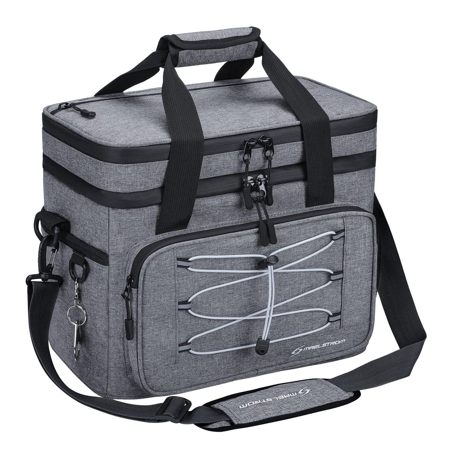 Maelstrom Soft Cooler Bag,Collapsible Soft Sided Cooler,24/30/60/75 Cans Beach Cooler,Ice Chest,Large Leakproof Camping Cooler,Portable Travel Cooler for Grocery Shopping,Camping,Road Trips