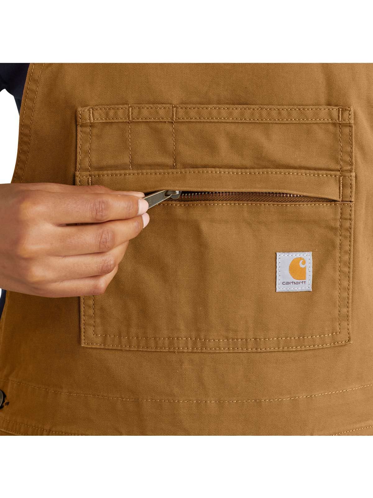 Carhartt Women's Rugged Flex Relaxed Fit Canvas Shortall