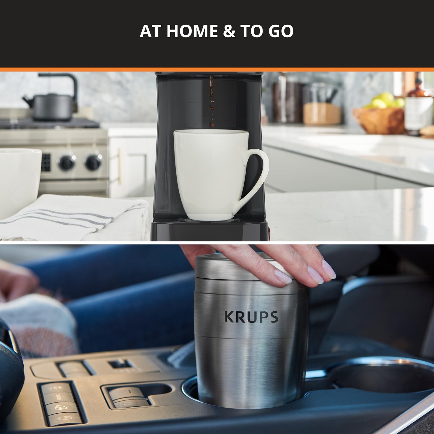 KRUPS Newer Model Drip Coffee Maker, 10-Cup, Silver