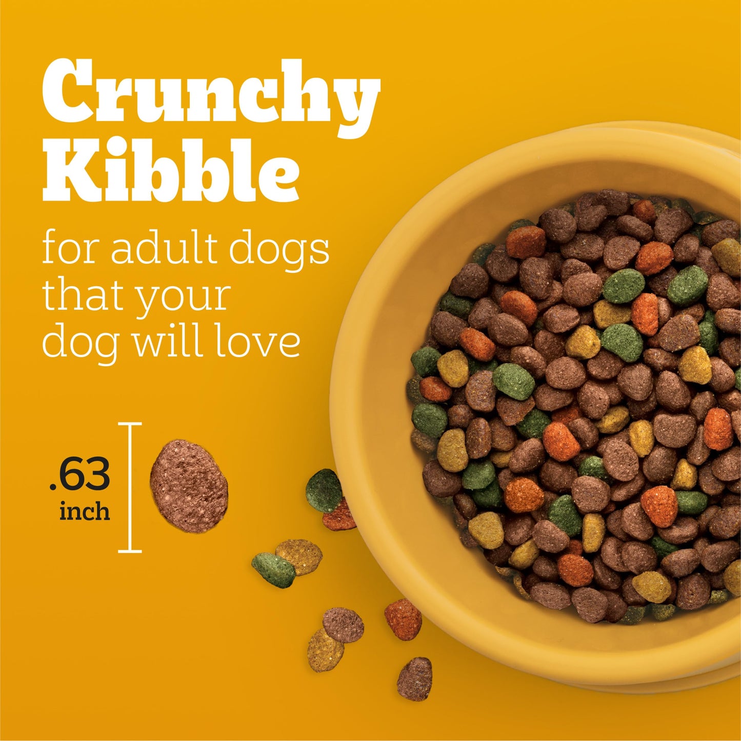 Pedigree Complete Nutrition Adult Dry Dog Food, Grilled Steak & Vegetable Flavor, 18 lb. Bag