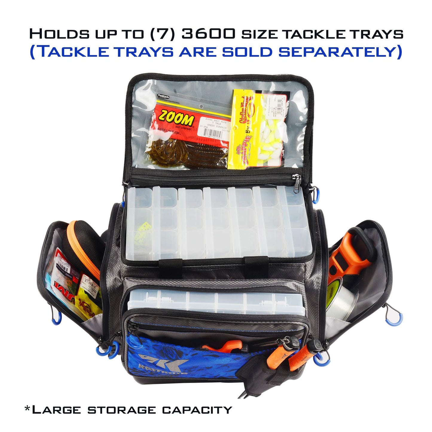 KastKing Fishing Gear & Tackle Bags - Saltwater Resistant Fishing Bags - Fishing Tackle Storage Bags