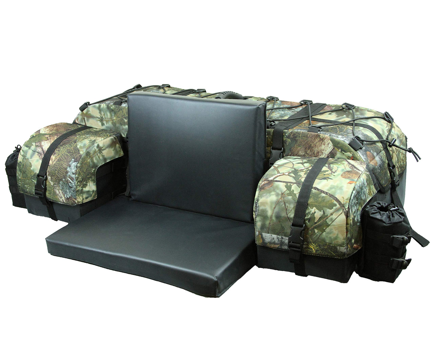 Arch Series Oversized Rear Rack Utility Pack, Padded ATV Cargo Bag - Kings Mountain Shadow Camo