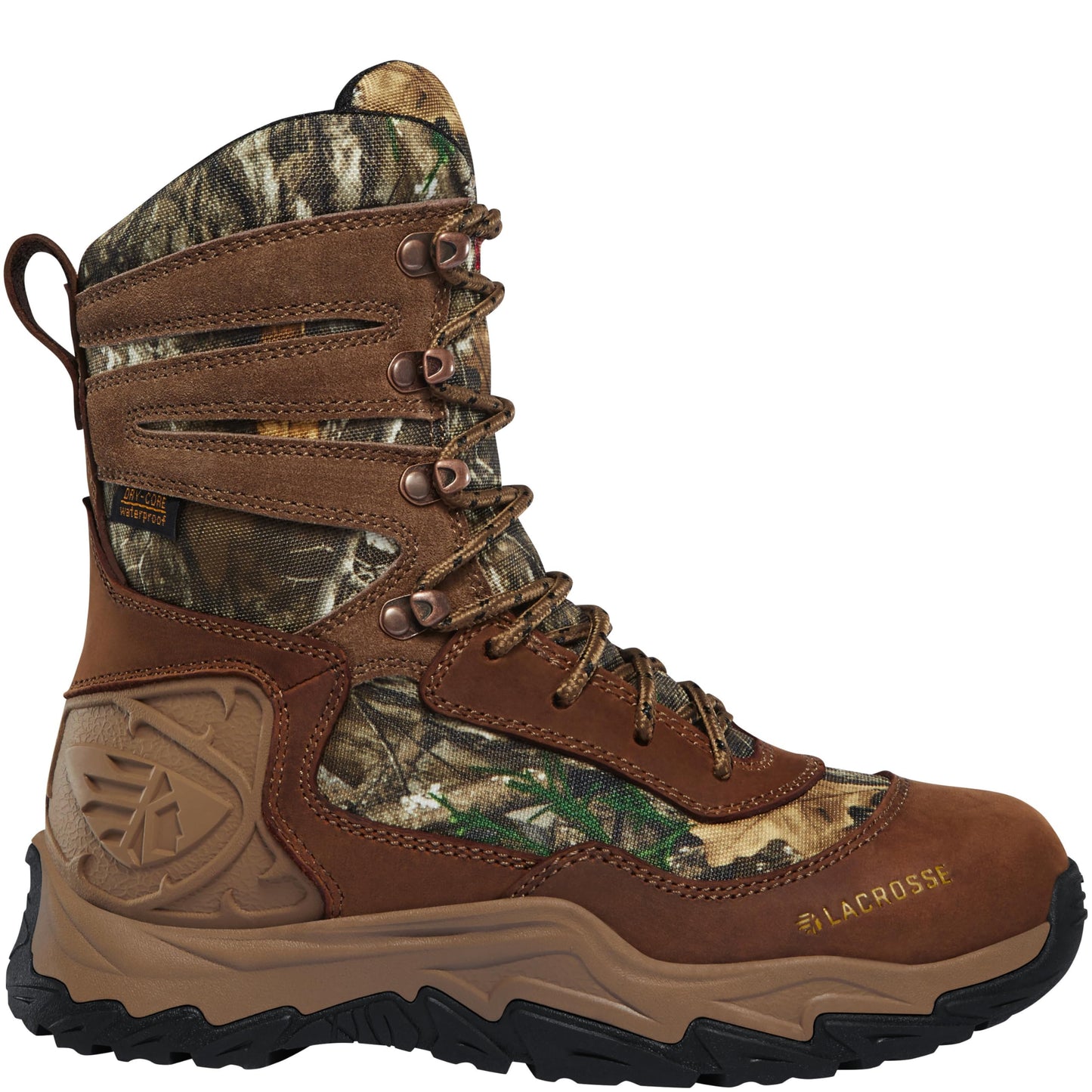 LaCrosse Women’s Windrose 8” Waterproof Hunting Boots with Warming Insulation, Supportive EVA Midsole, and Genuine Leather