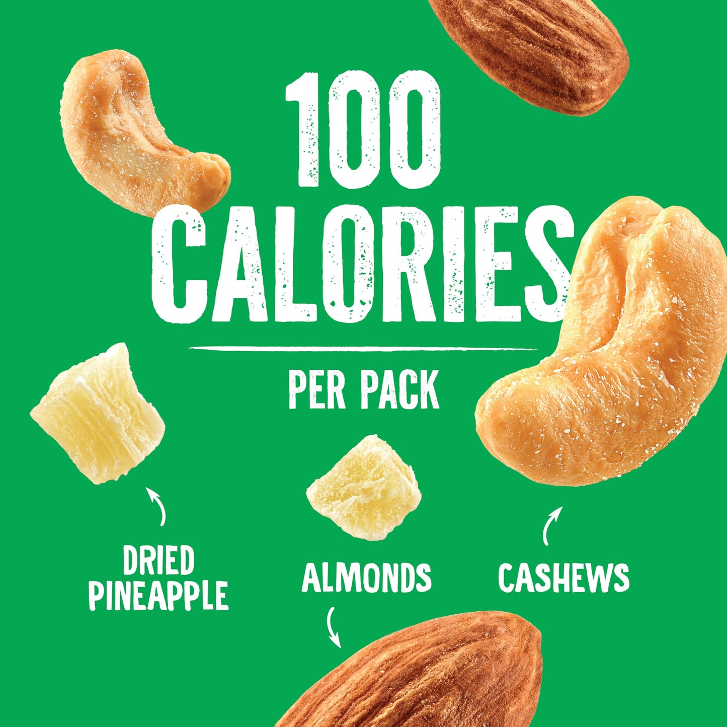Emerald Nuts Mixed Nuts Variety Pack 18ct (1-Pack) , 100-Calorie Individual Packs , Features Dry Roasted Almonds, Natural Almonds & Walnuts, and Roasted & Salted Cashews