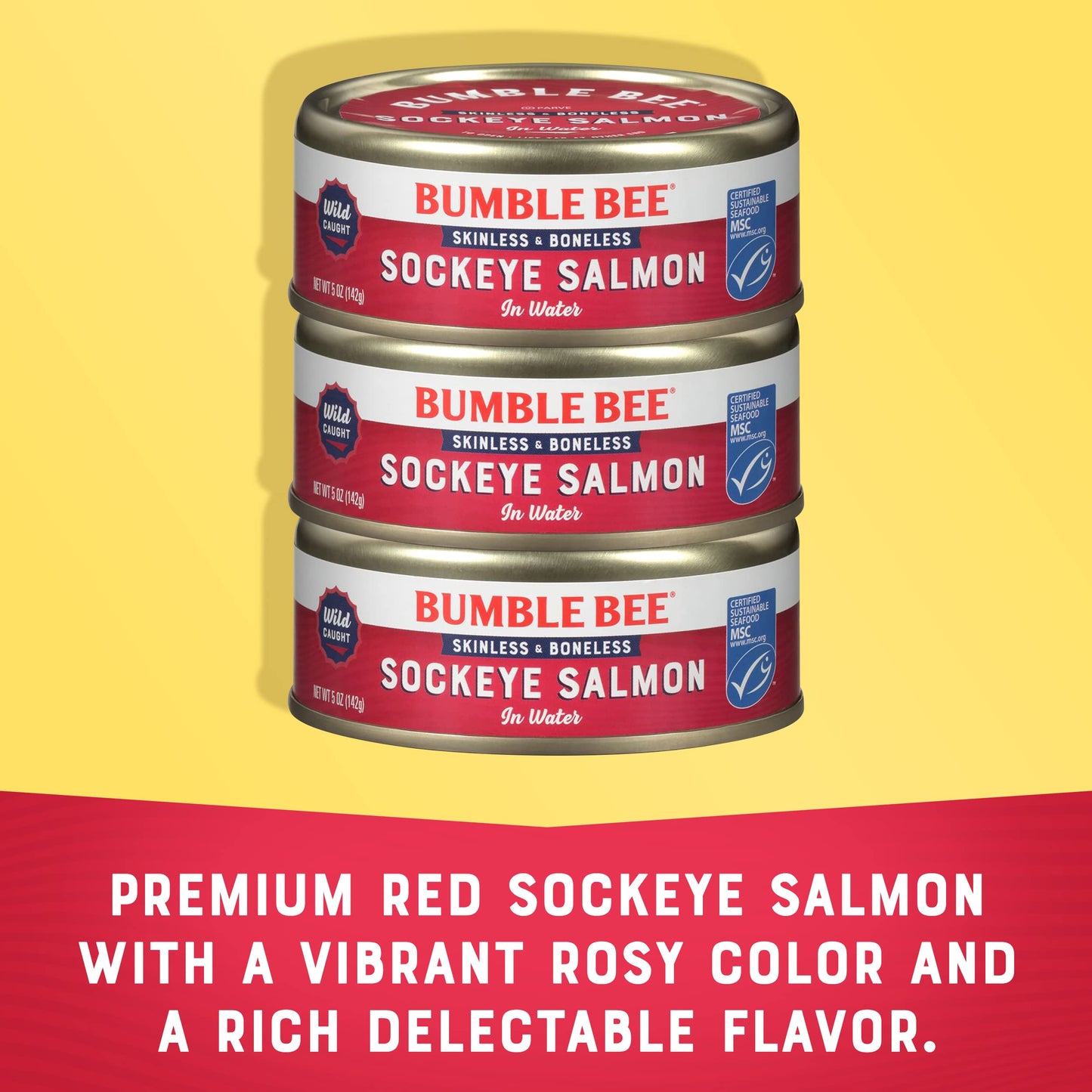Bumble Bee Smoke Flavored Red Coho Salmon Fillets in Oil, 3.75 oz (Pack of 1) - 19g Protein - Skinless, Boneless - Great for Snacks & Recipes - Gluten Free