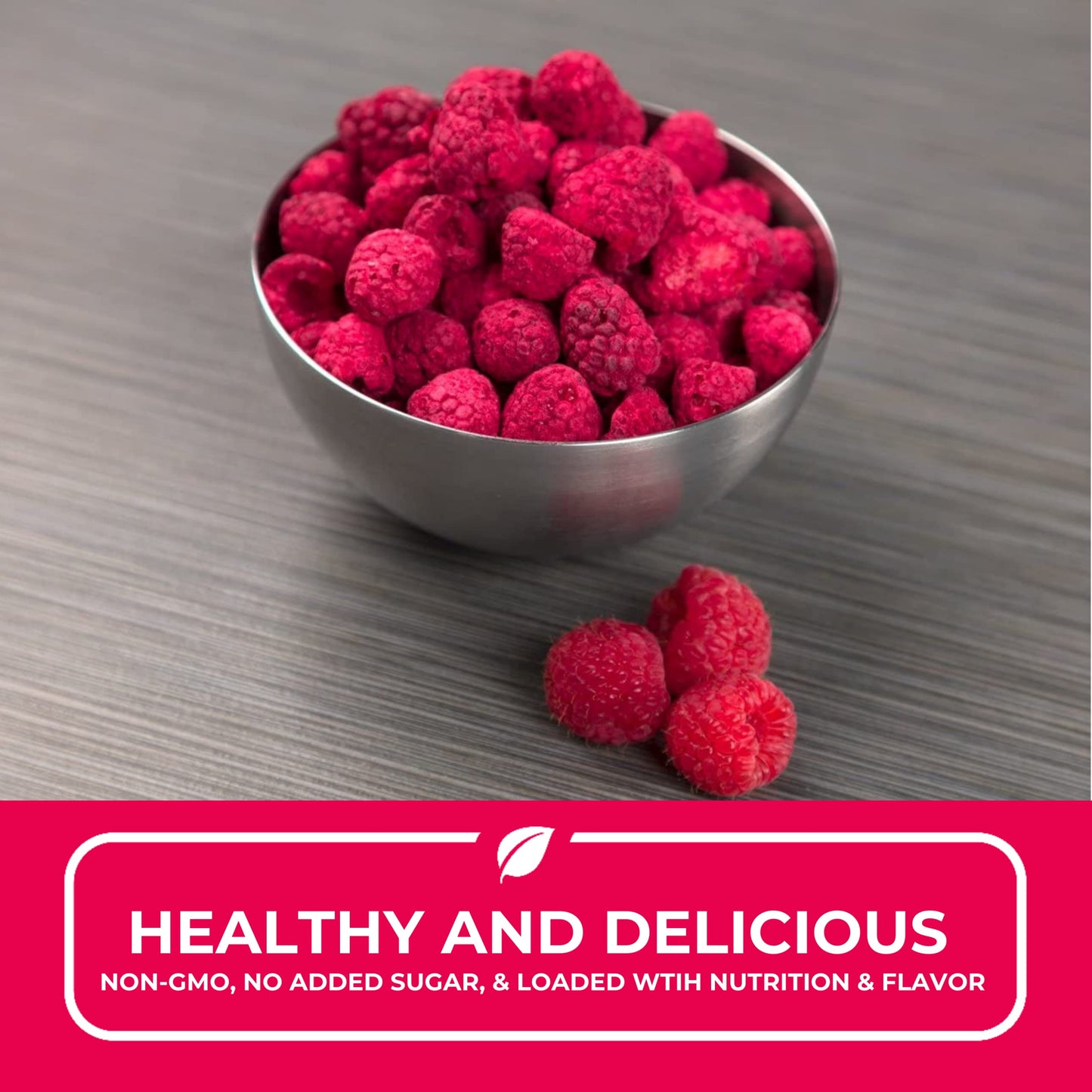 Nutristore Freeze Dried Raspberries | 100% Natural, Healthy Fruit Snacks Bulk | Premium Quality & Crispy Fresh Taste | Emergency Survival Food Supply | #10 Can | 20 Servings | 25 Year Shelf Life